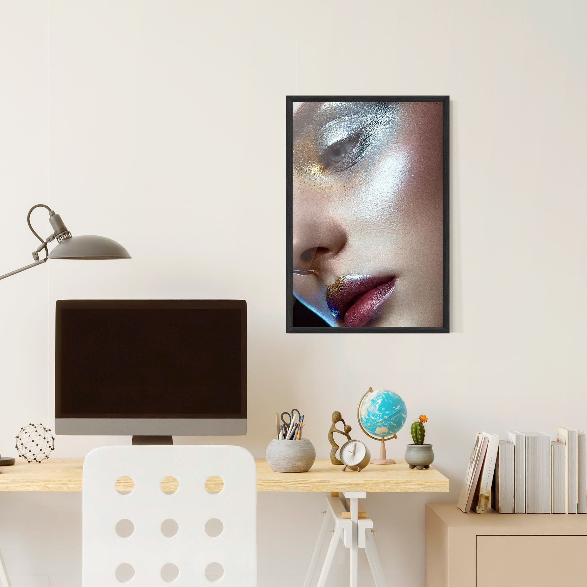 Golden Silver Makeup mockup 6