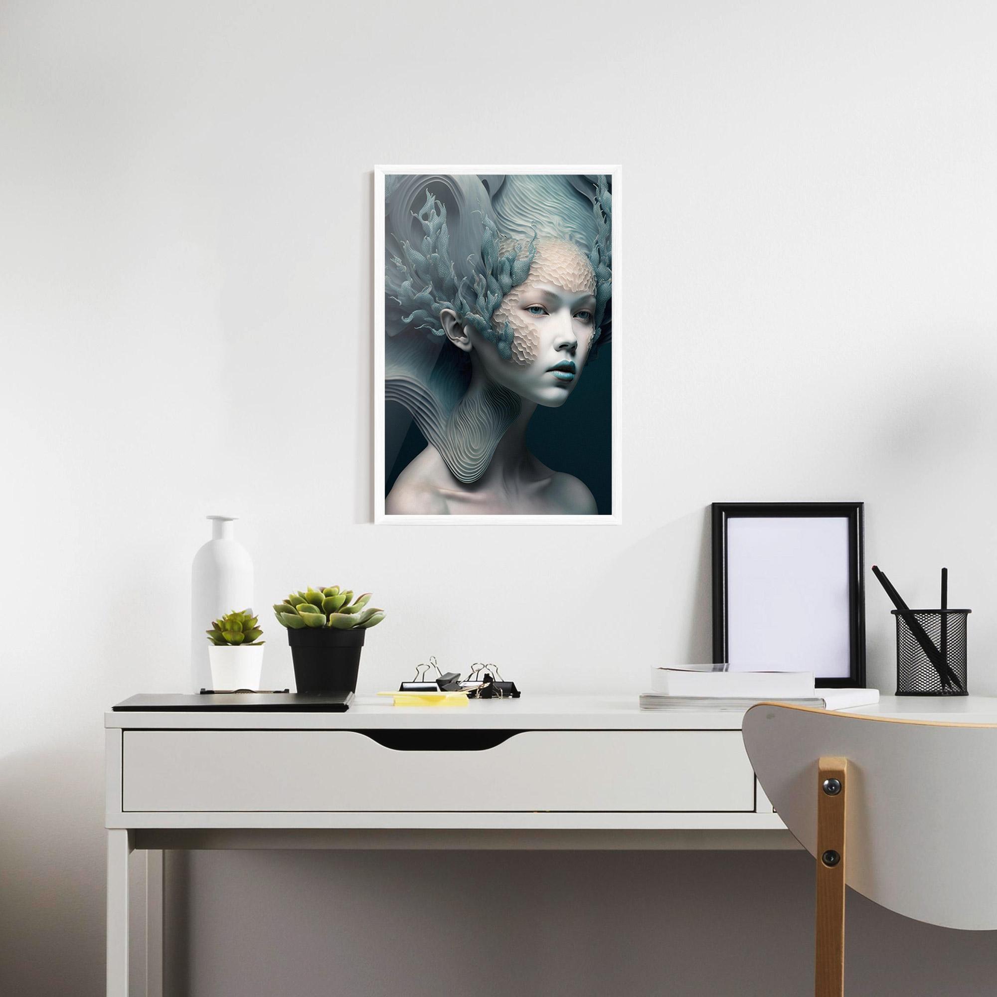 Poster Înrămat Mermaid Makeup mockup 7