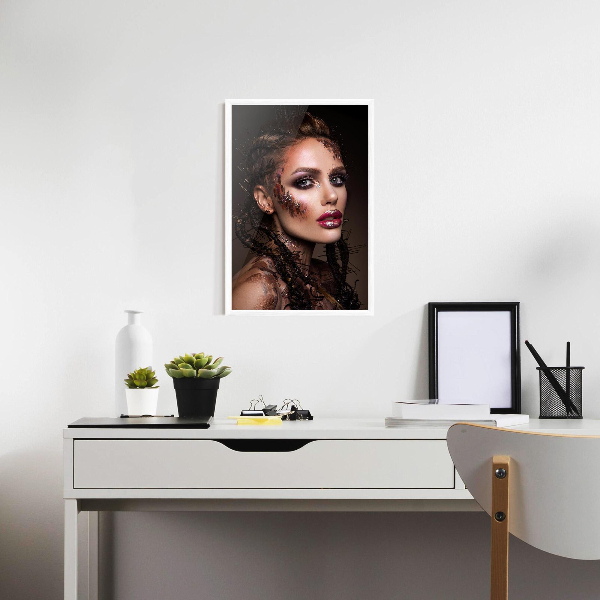 Poster Înrămat Purple Eyelashes mockup 7