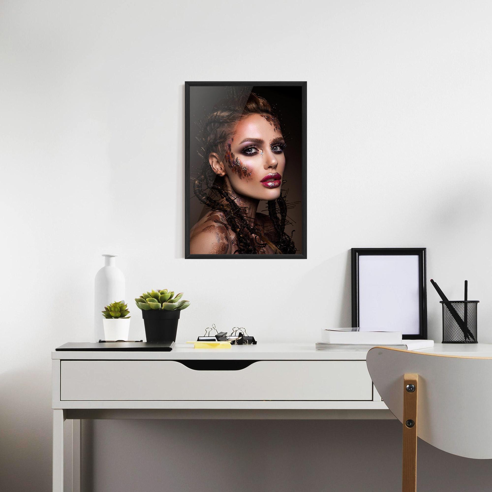 Poster Înrămat Purple Eyelashes mockup 7