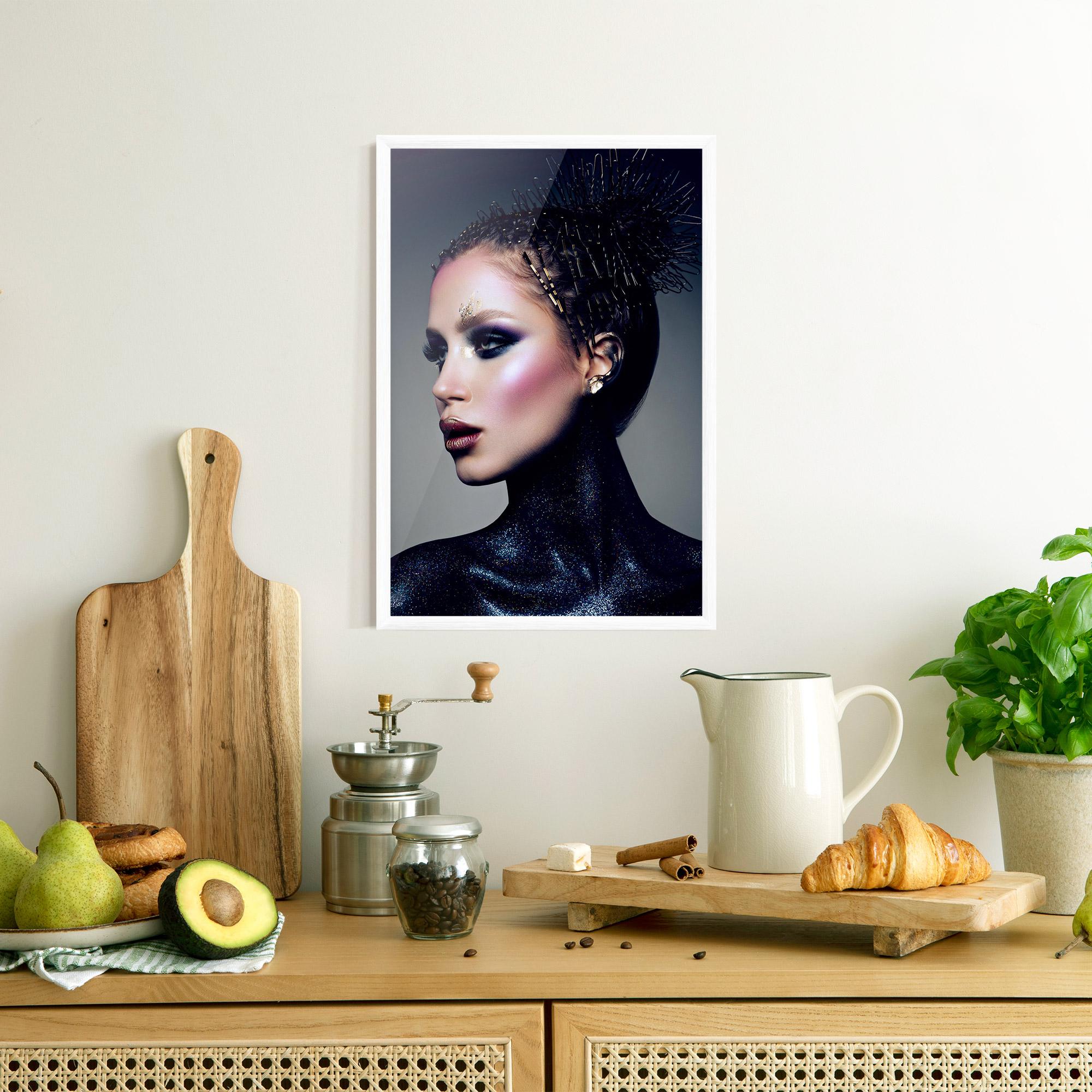 Poster Înrămat Galaxy Neck mockup 8