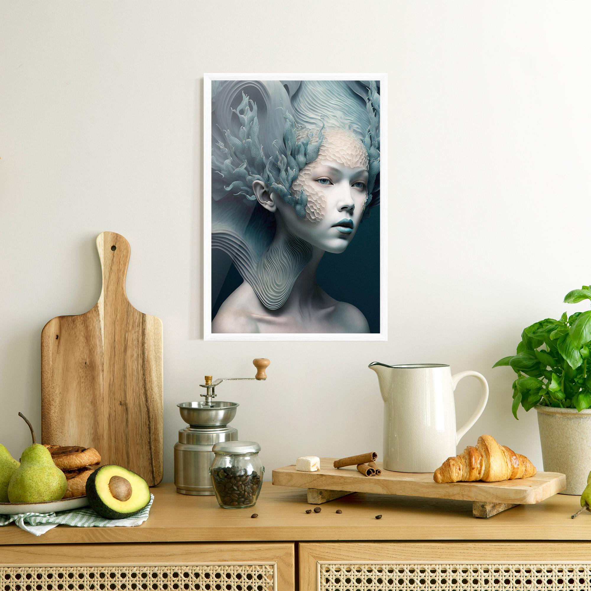 Poster Înrămat Mermaid Makeup mockup 8