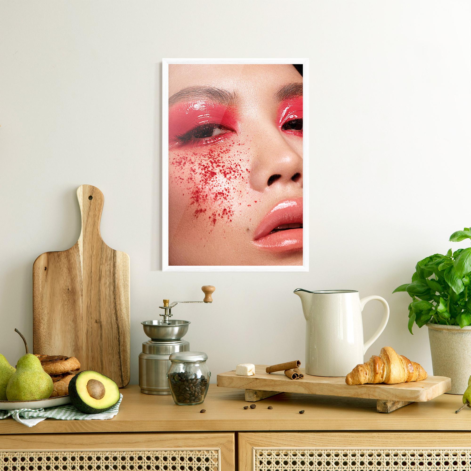 Poster Înrămat Pretty Asian Makeup mockup 8