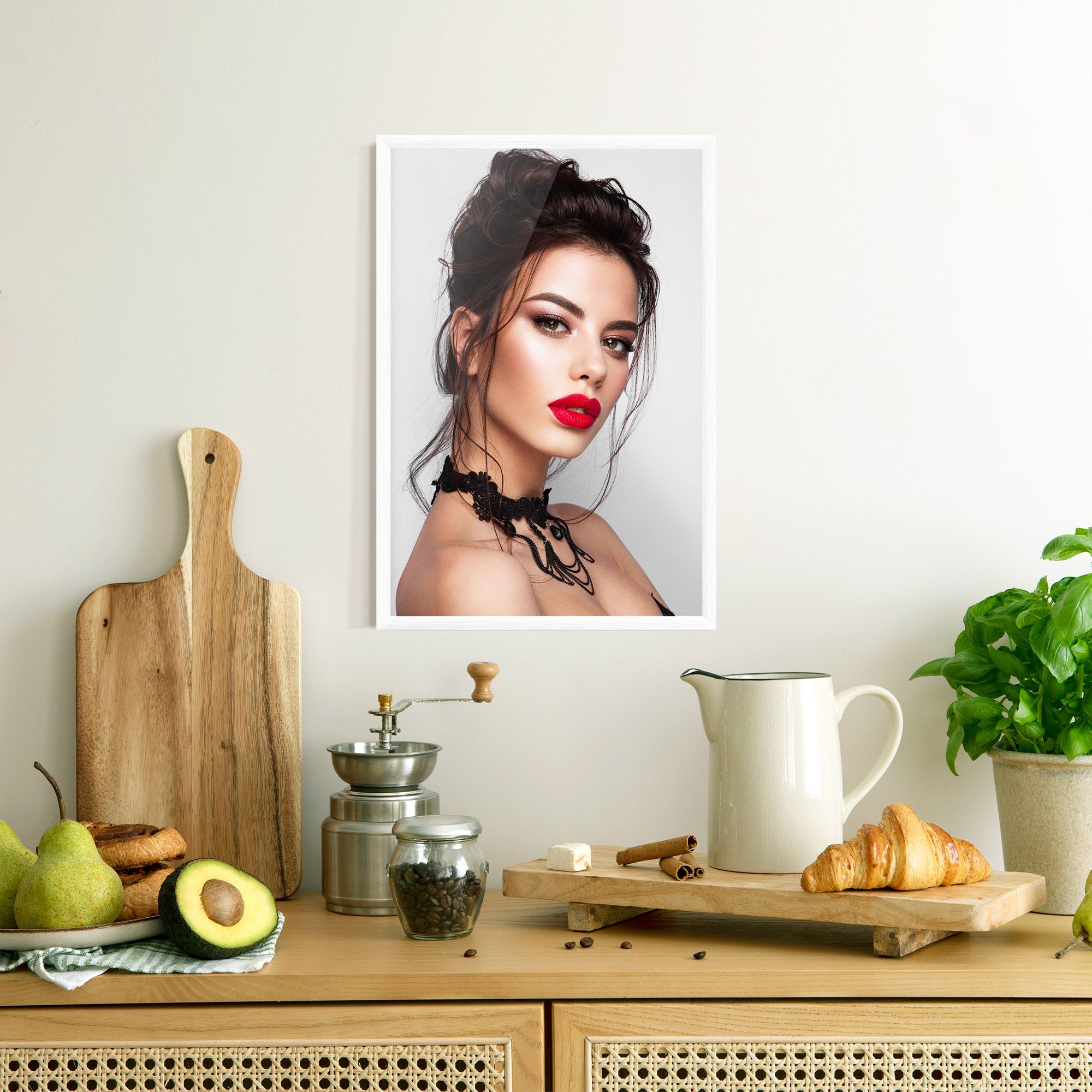 Pretty Brunette Makeup mockup 8