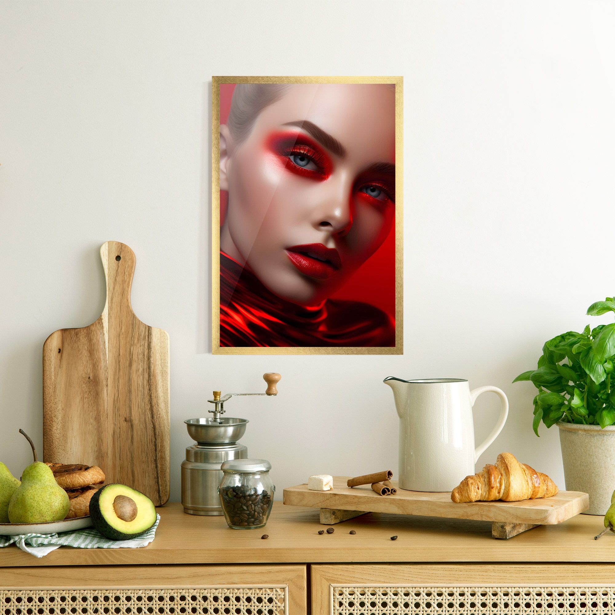 Red Makeup Art mockup 8