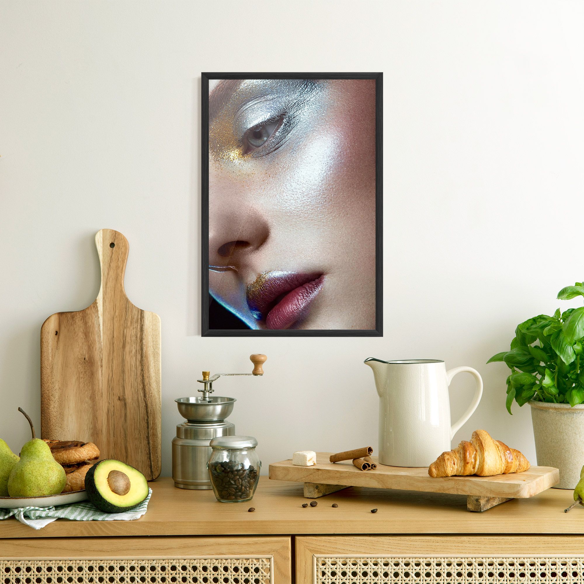 Golden Silver Makeup mockup 8