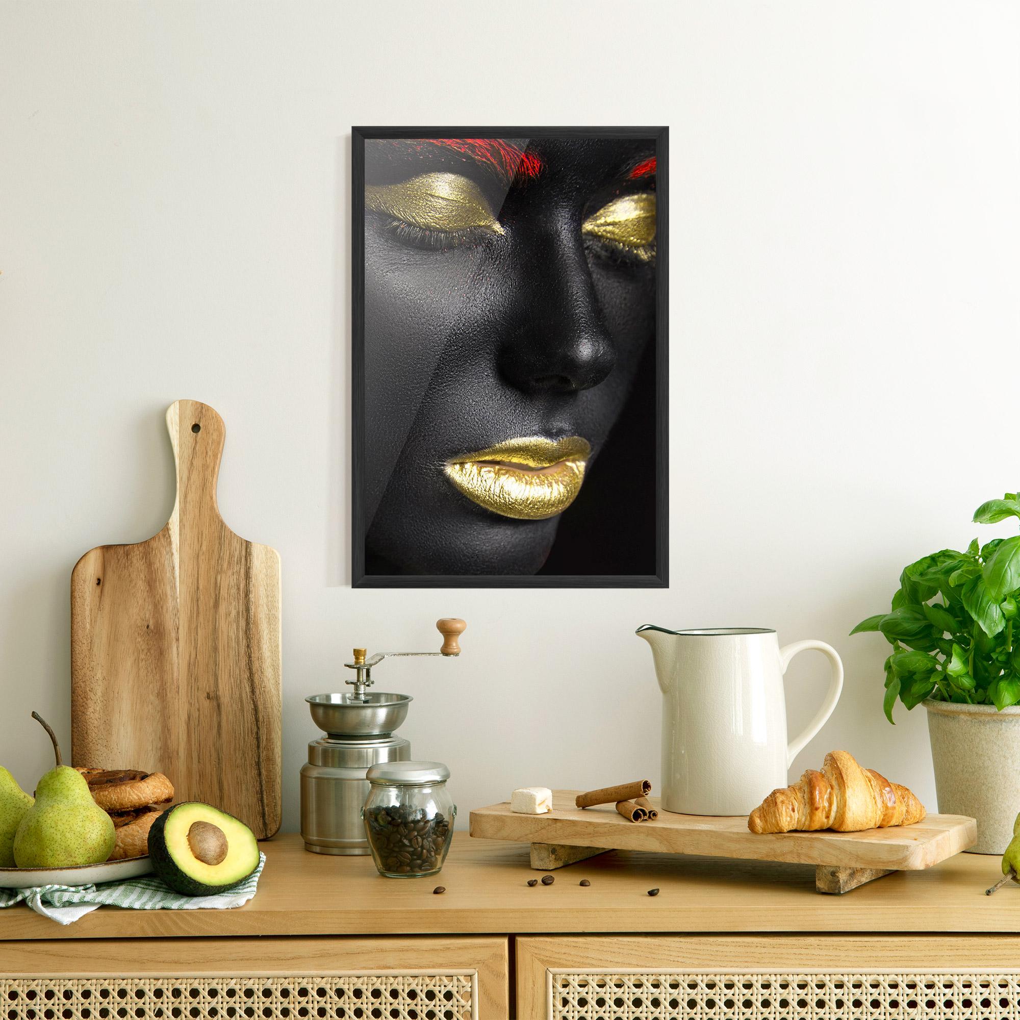 Poster Înrămat Red Eyebrows mockup 8