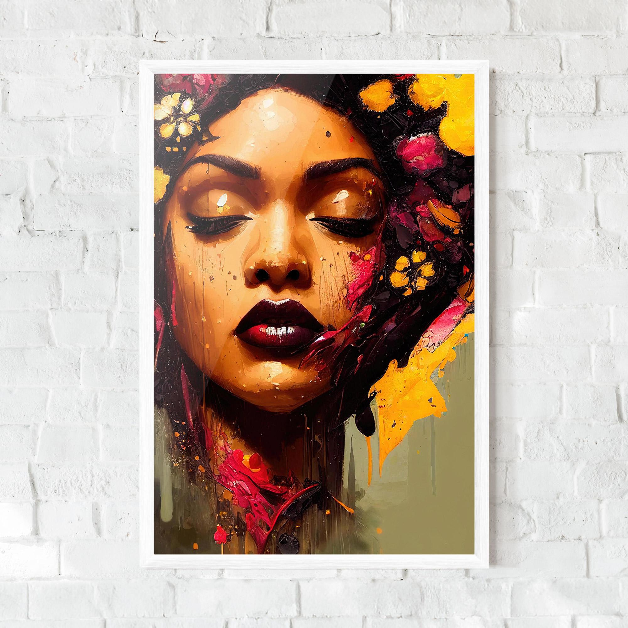 Poster Înrămat Ebony Woman mockup 0