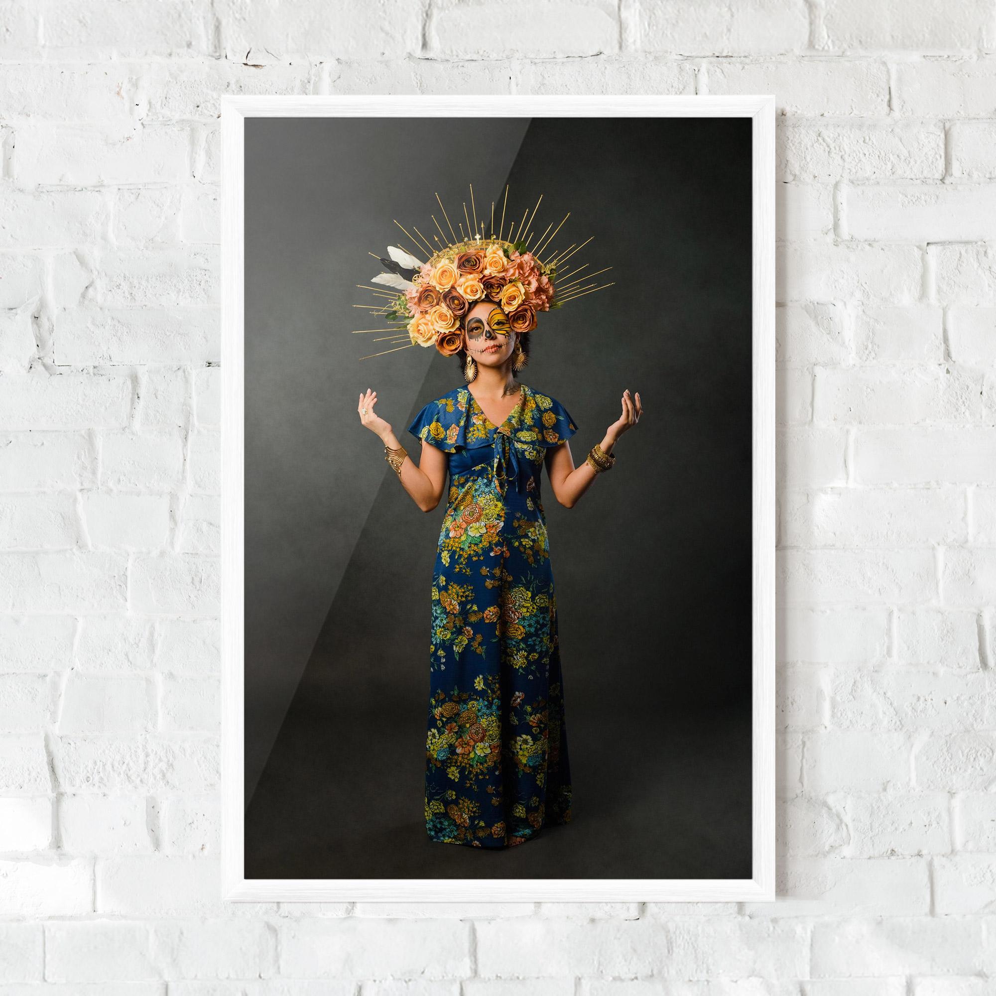 Poster Înrămat Sugar Skull Makeup mockup 0