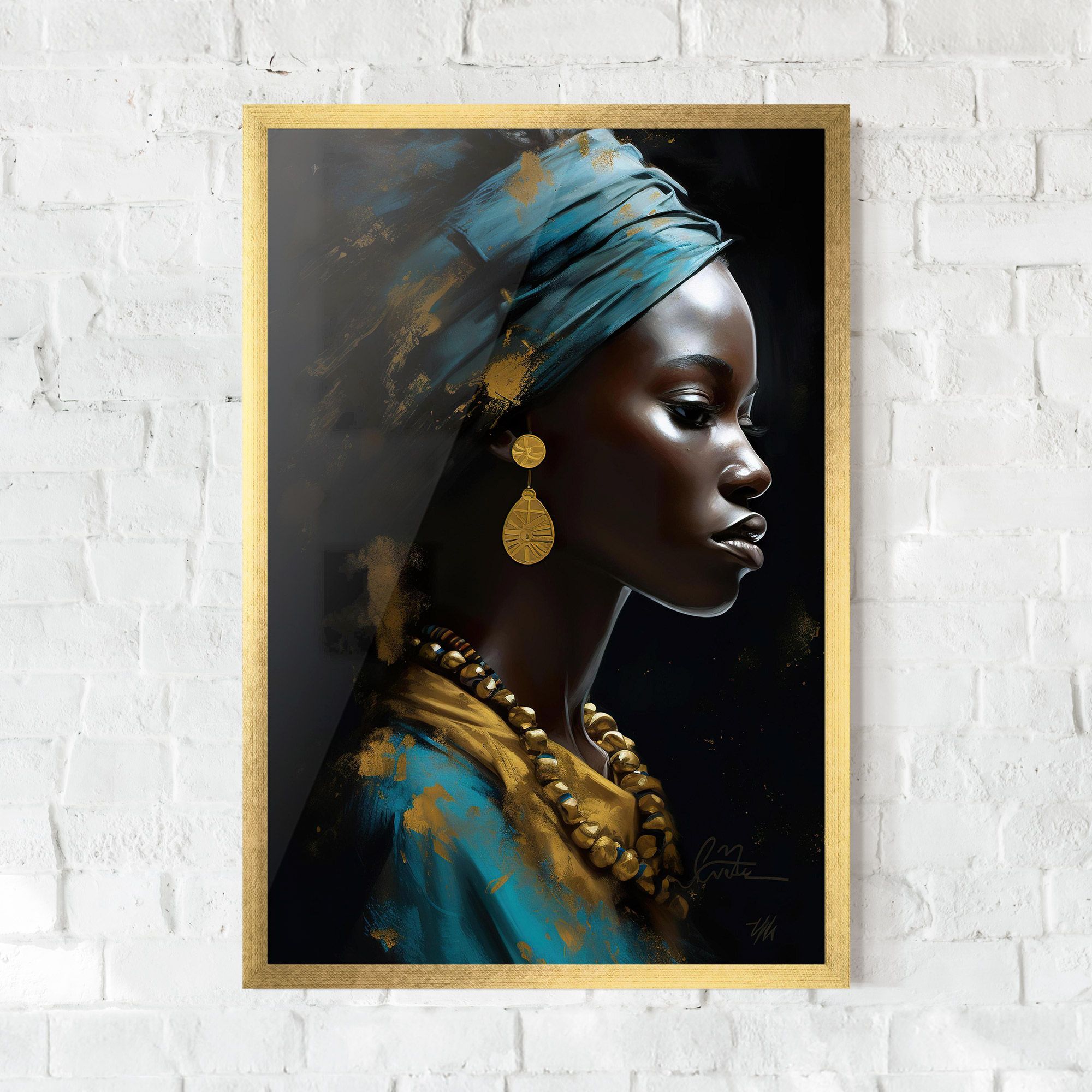 Blue Turban mockup 0