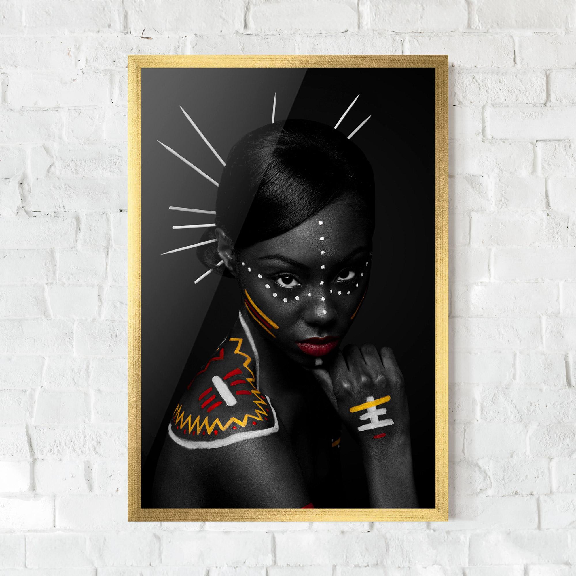 Poster Înrămat Tribal Beauty mockup 0
