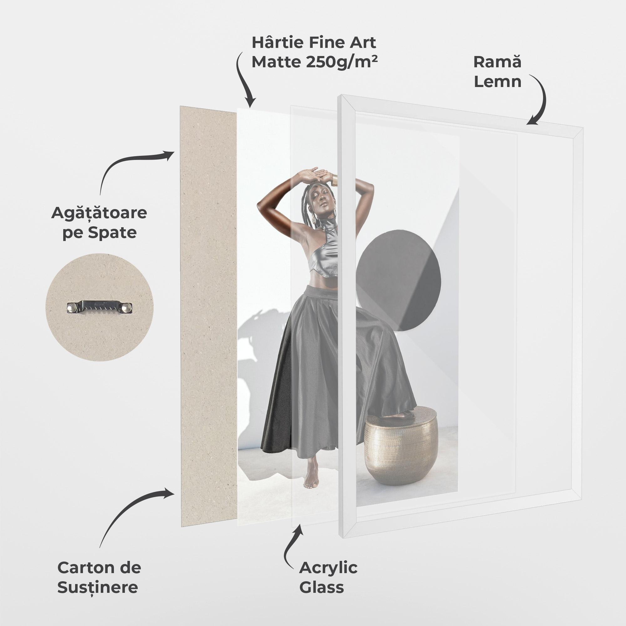 Poster Înrămat Confidence Queen mockup 1