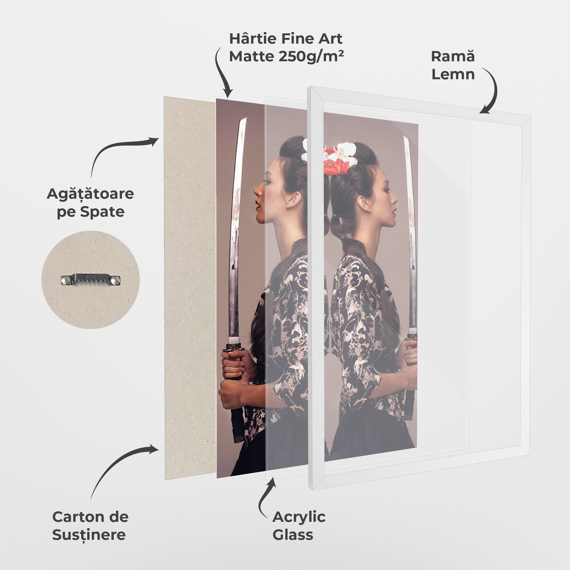 Warrior Mirrored Woman mockup 1