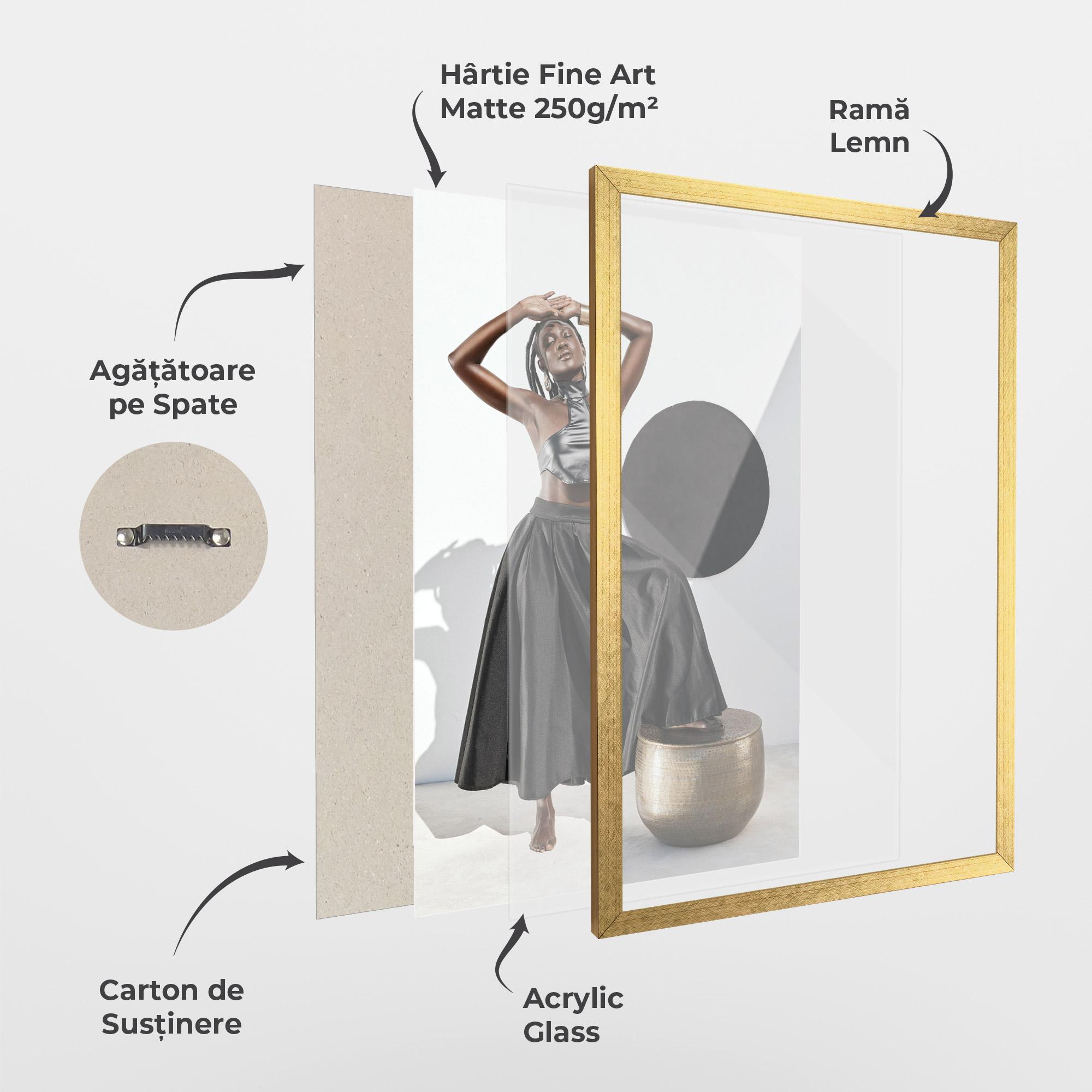 Poster Înrămat Confidence Queen mockup 1