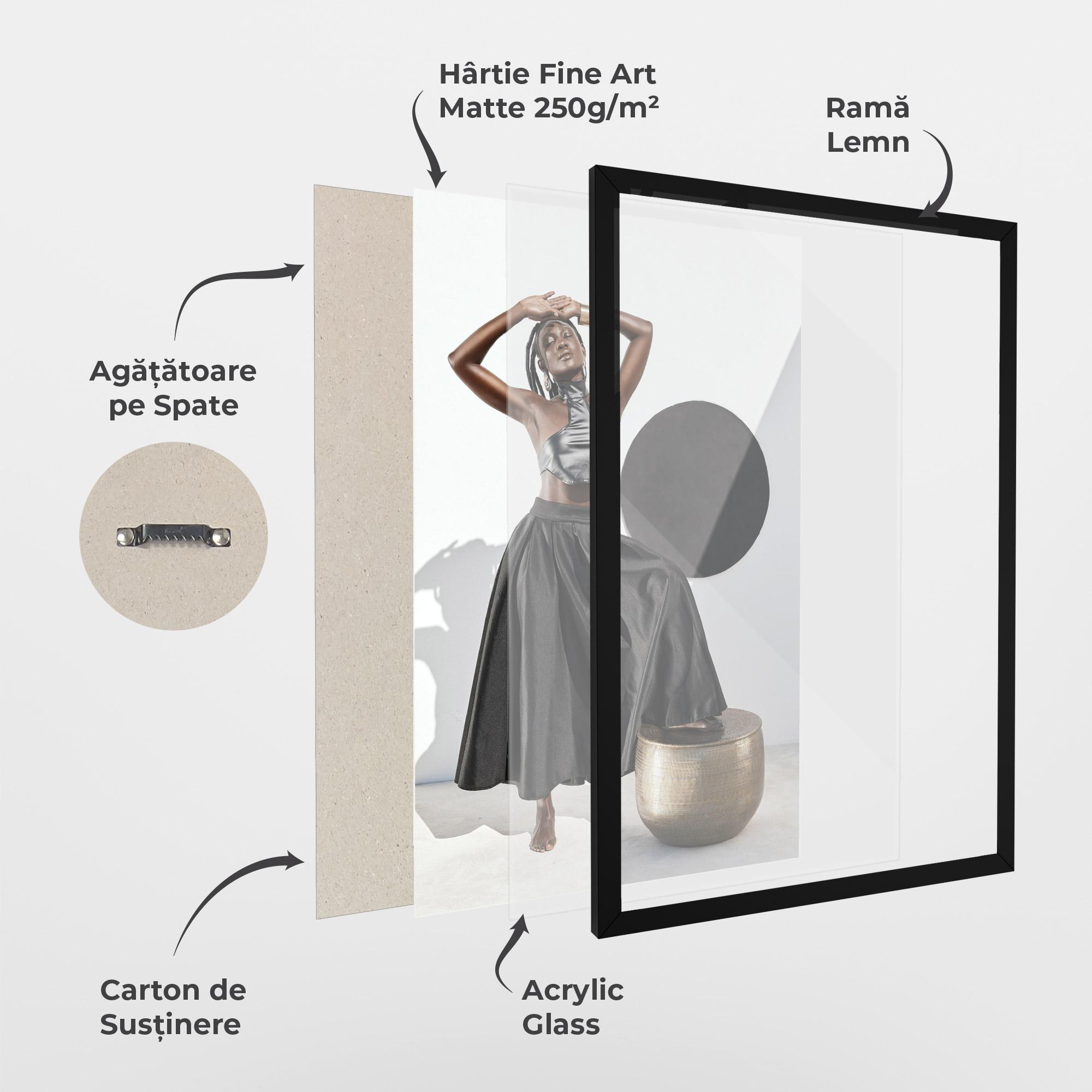 Poster Înrămat Confidence Queen mockup 1