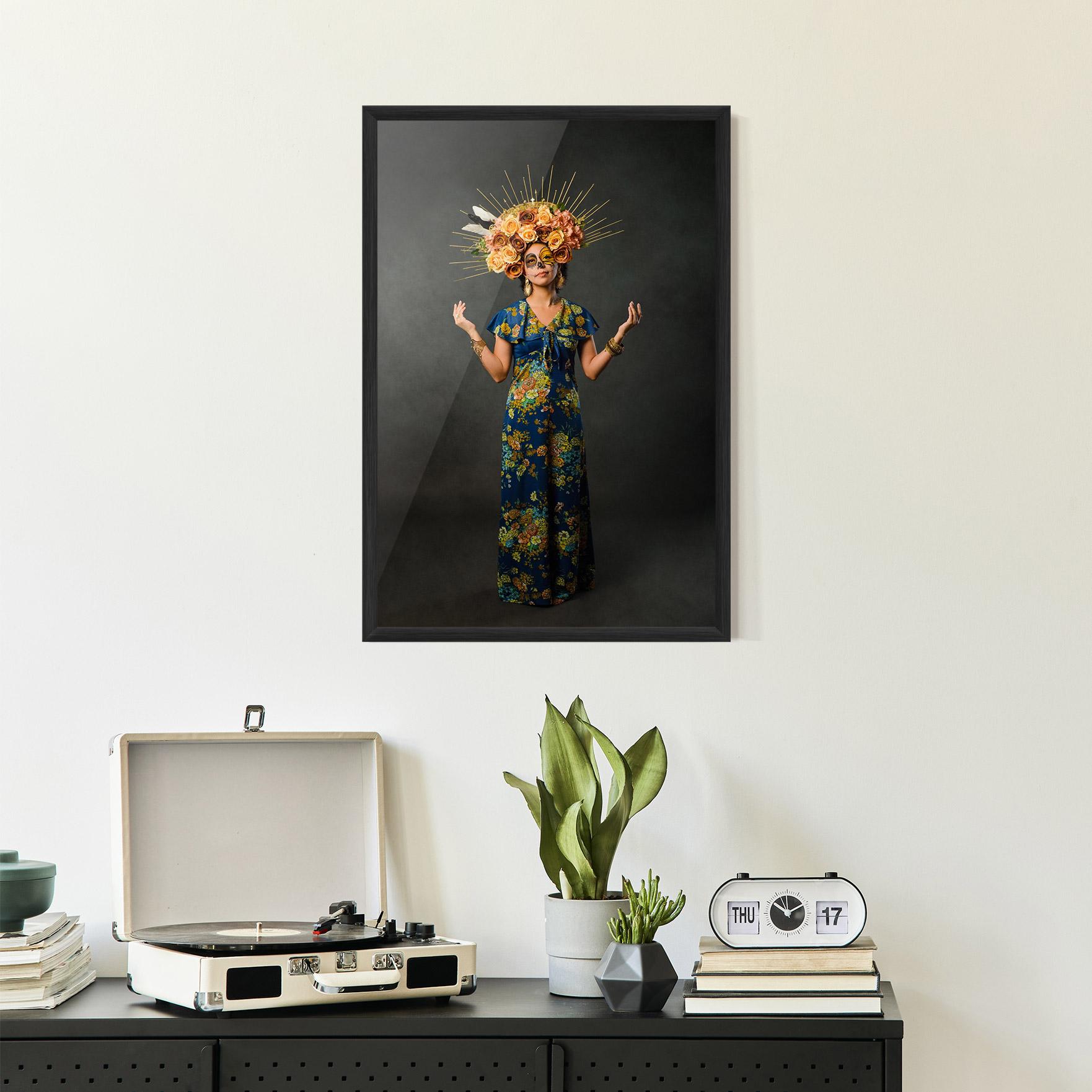 Poster Înrămat Sugar Skull Makeup mockup 2