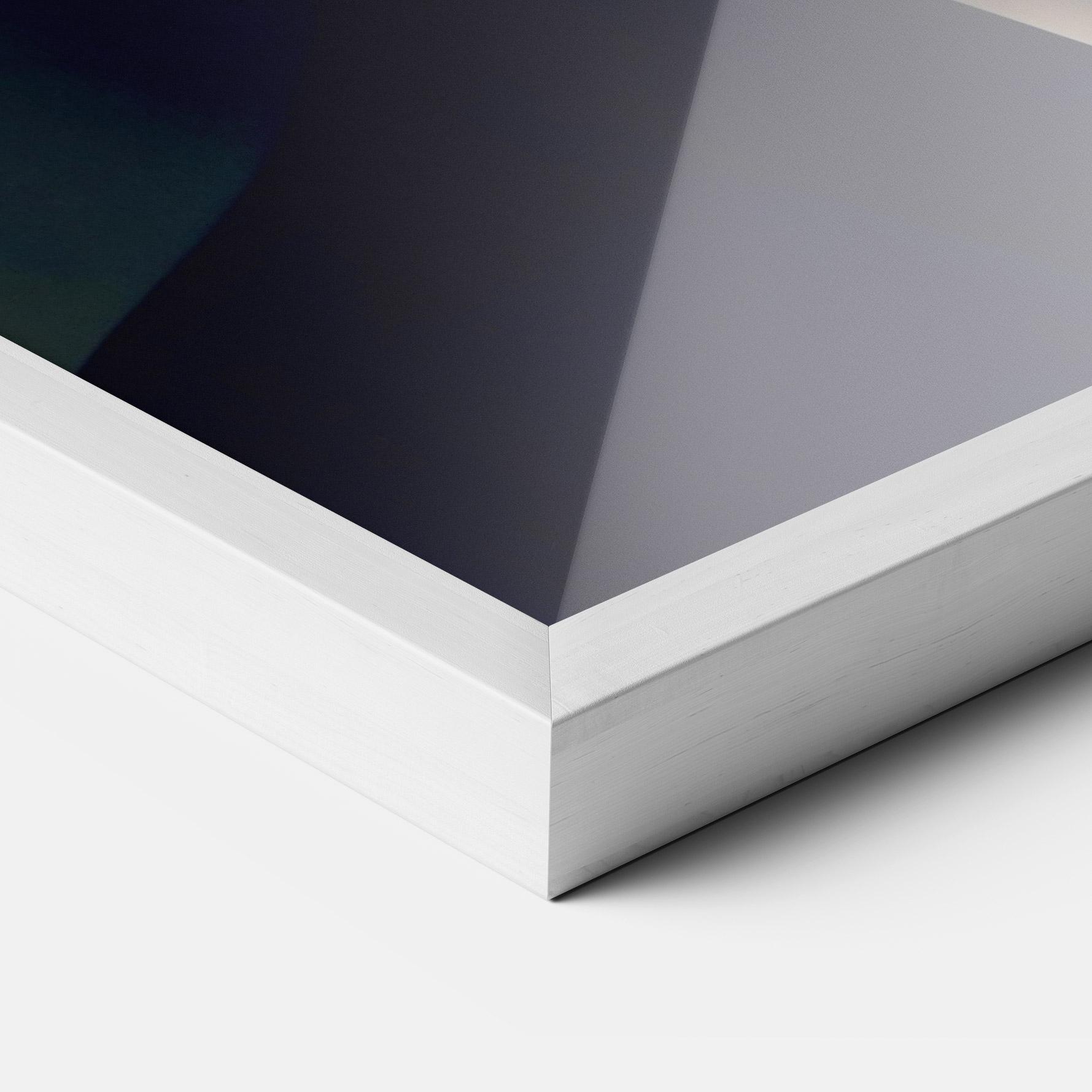 Poster Înrămat Black Circle Asian Woman mockup 3