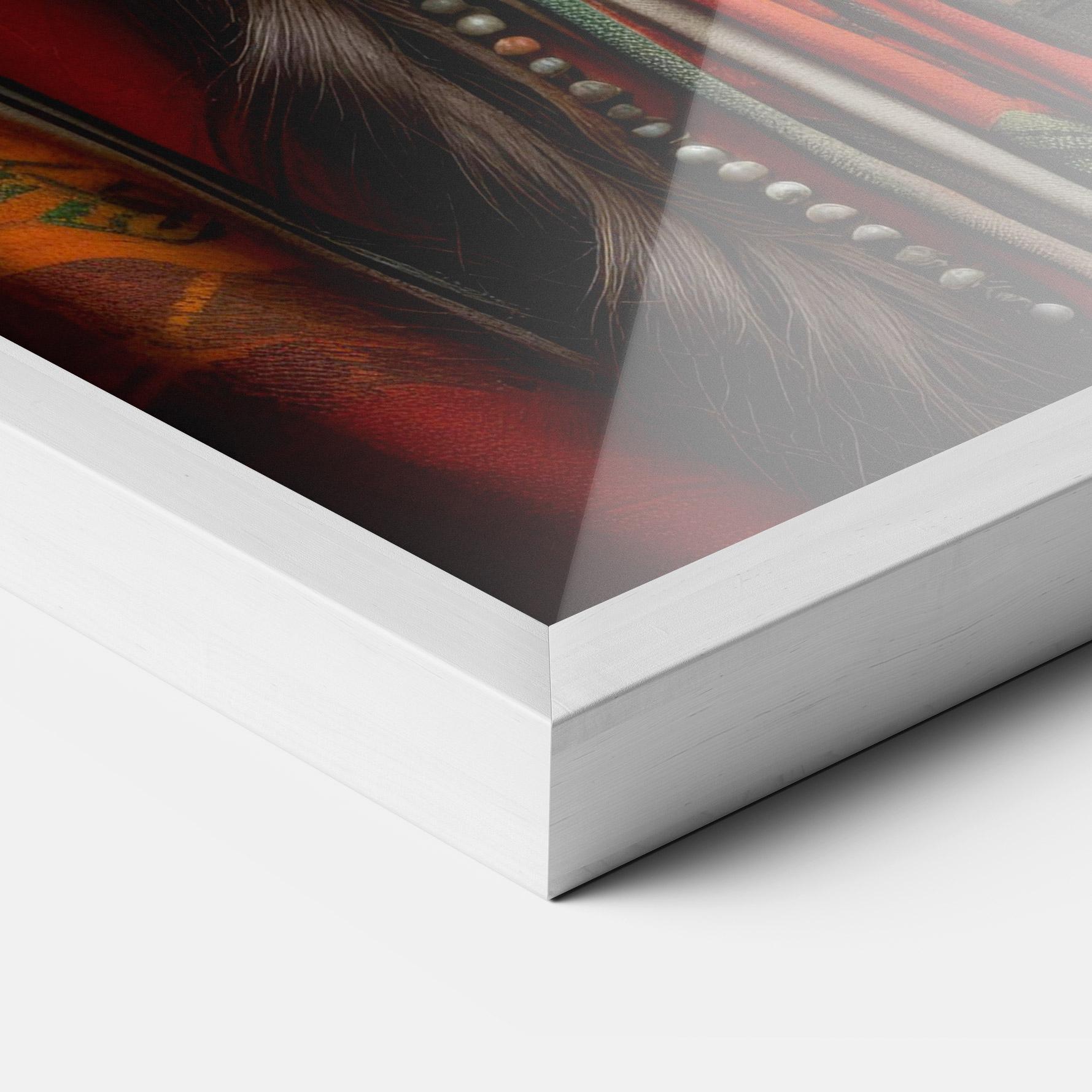 Poster Înrămat Colorful Hat And Earrings mockup 3