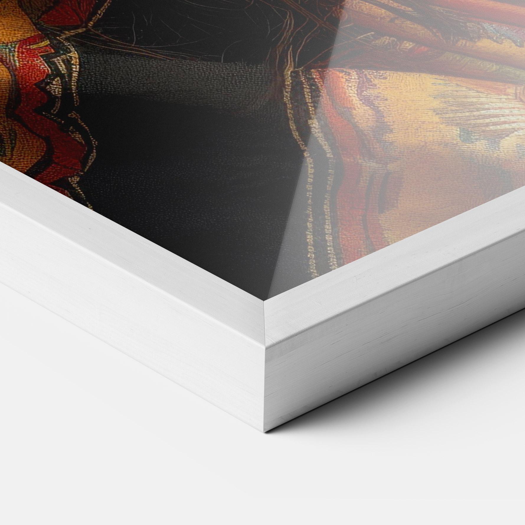 Poster Înrămat Colorful Hat And Scarf mockup 3