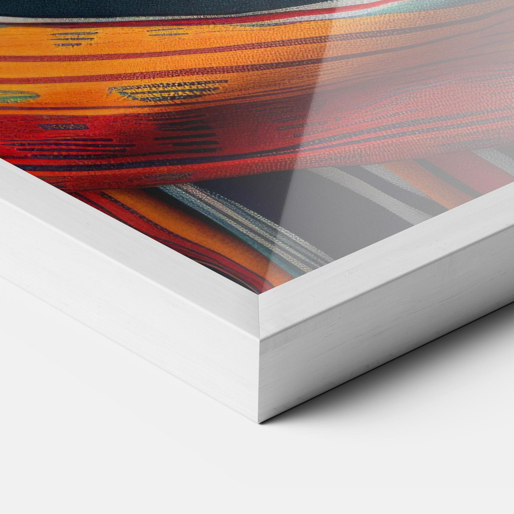 Poster Înrămat Colorful Scarf mockup 3