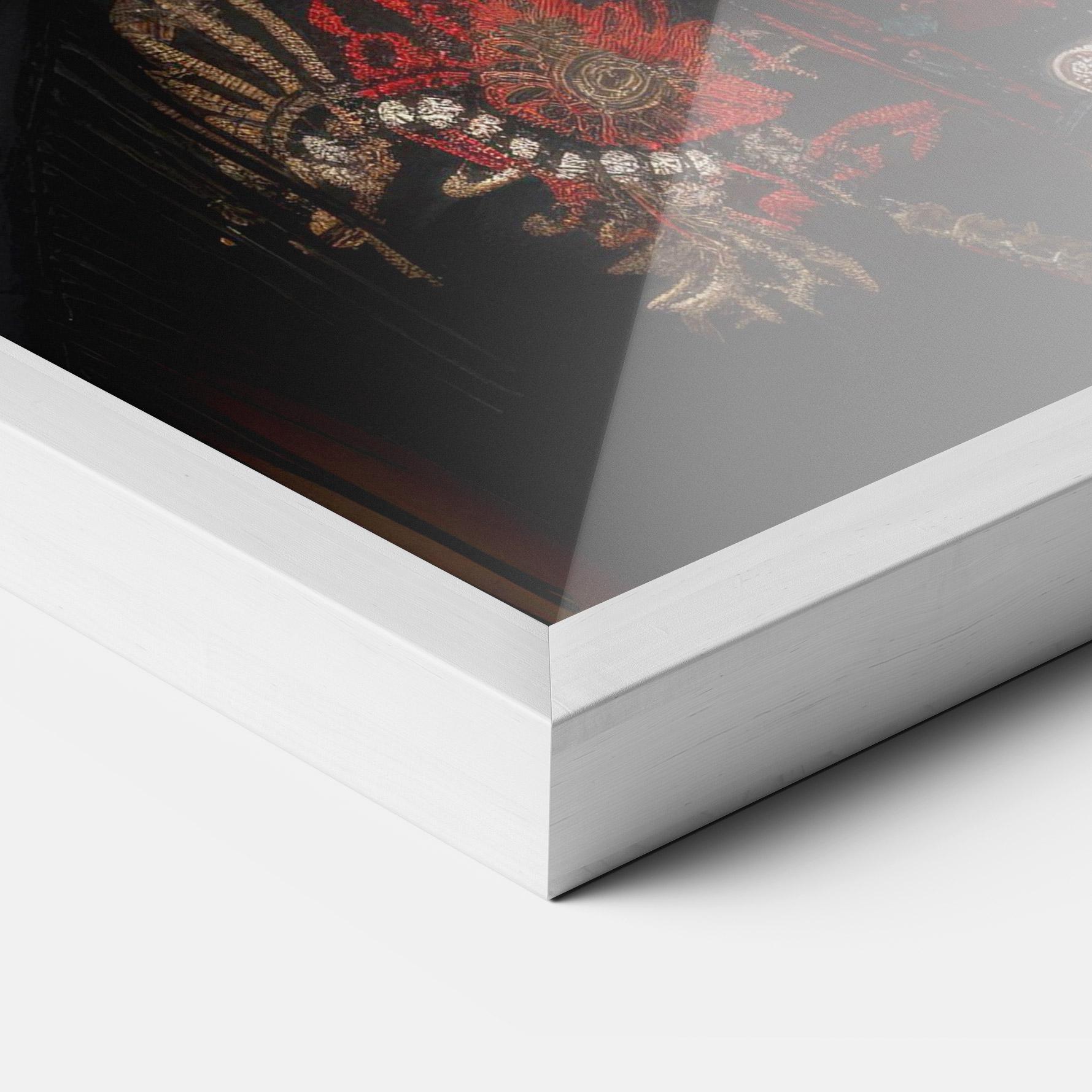 Poster Înrămat Native American Long Hair mockup 3