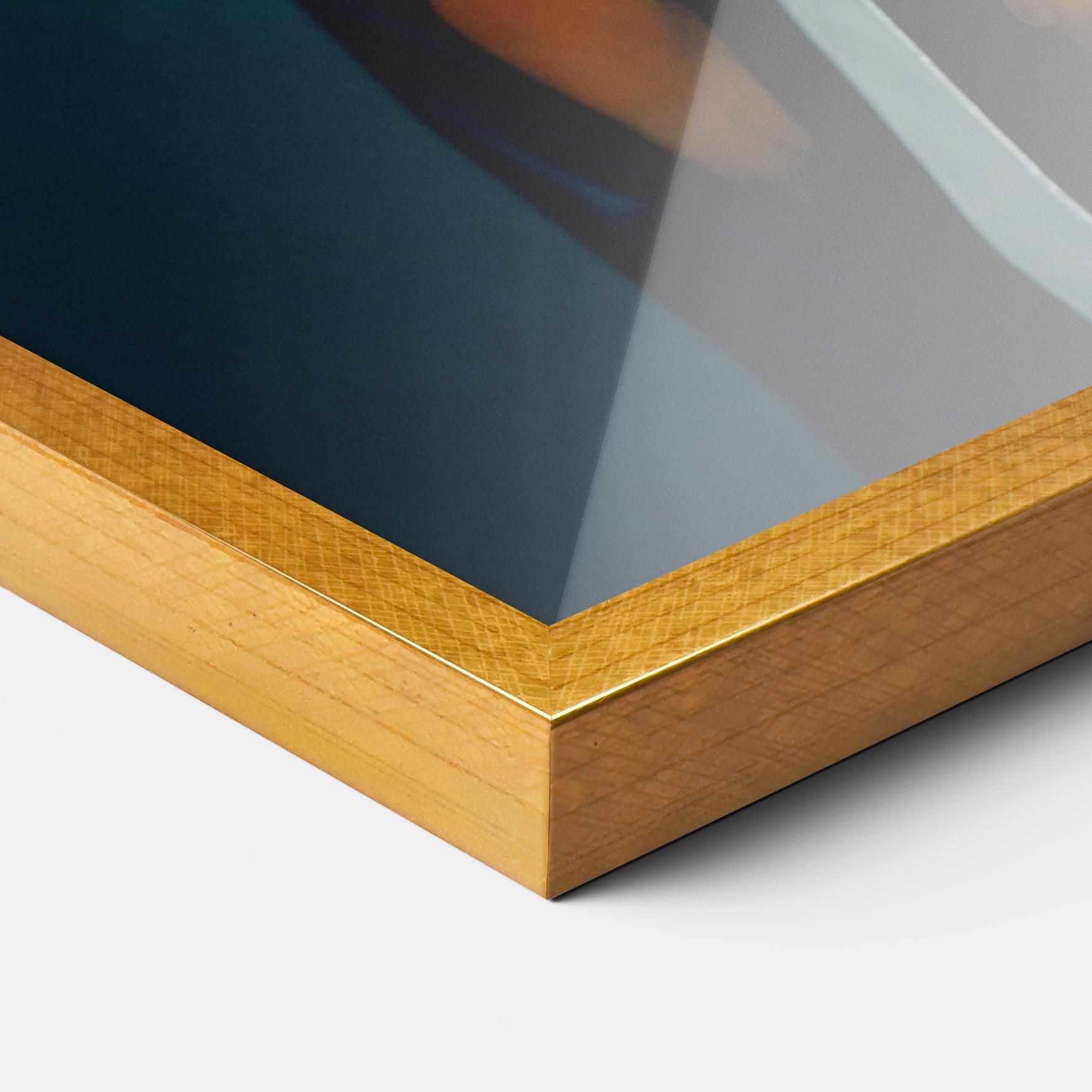 Poster Înrămat Asian Painted Woman mockup 3