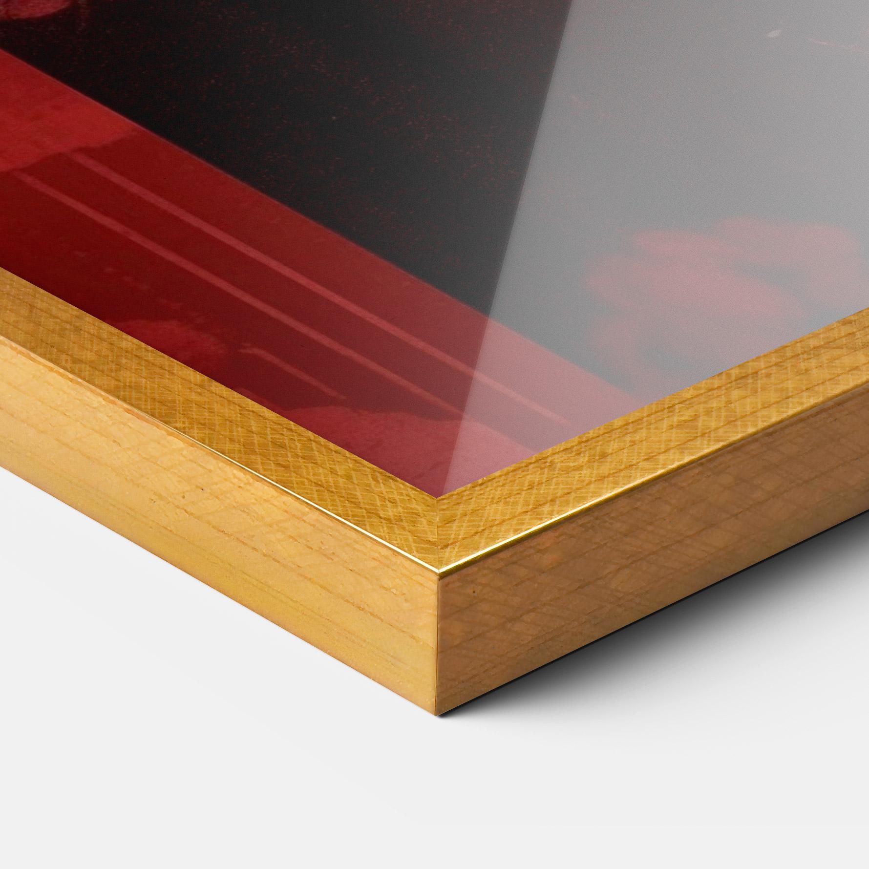 Poster Înrămat Black Asiatic Makeup mockup 3