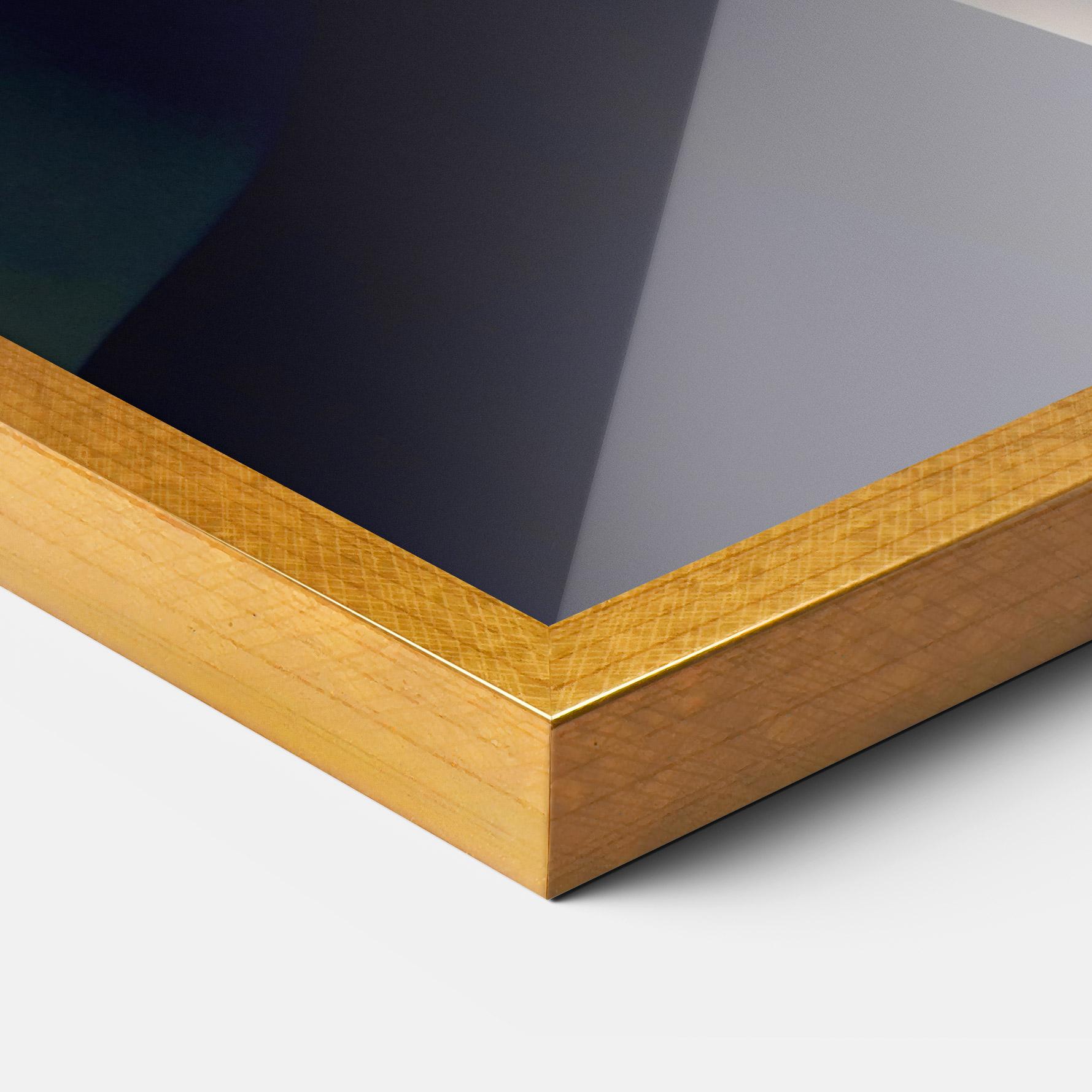 Poster Înrămat Black Circle Asian Woman mockup 3