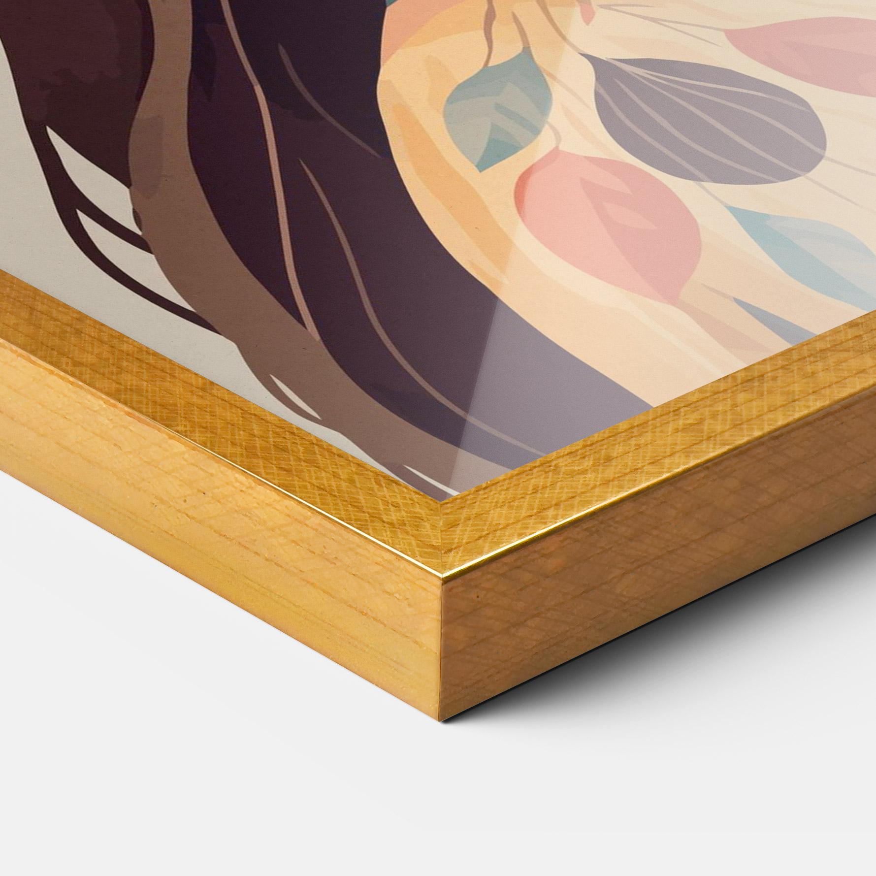 Poster Înrămat Boho Girl mockup 3