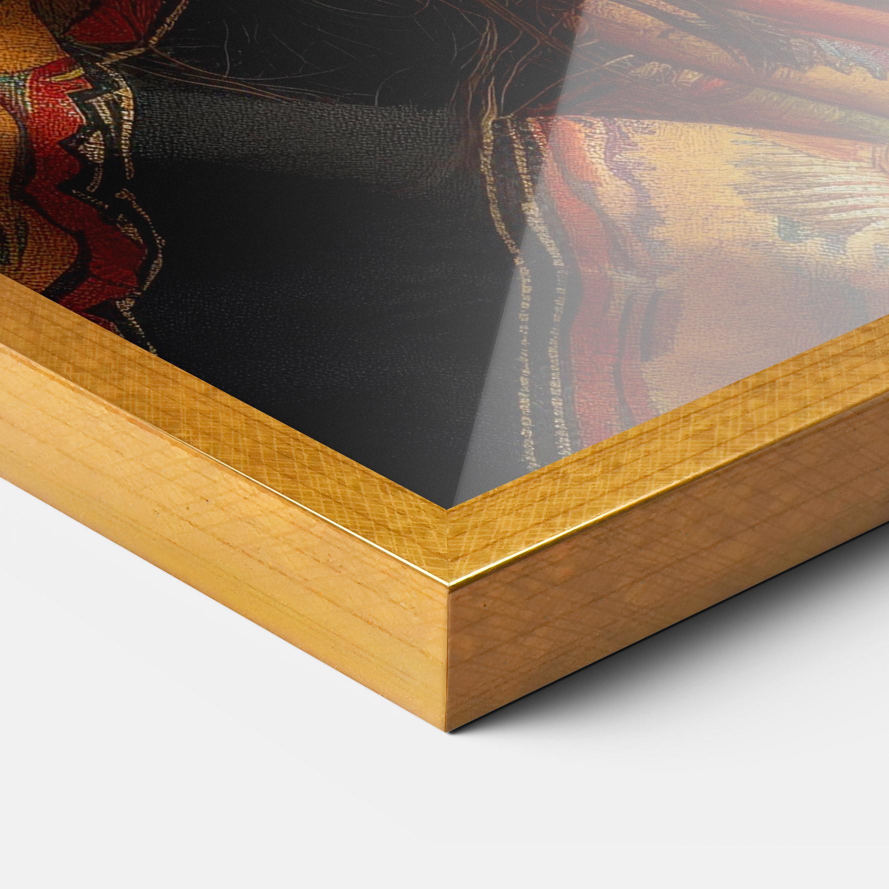 Poster Înrămat Colorful Hat And Scarf mockup 3