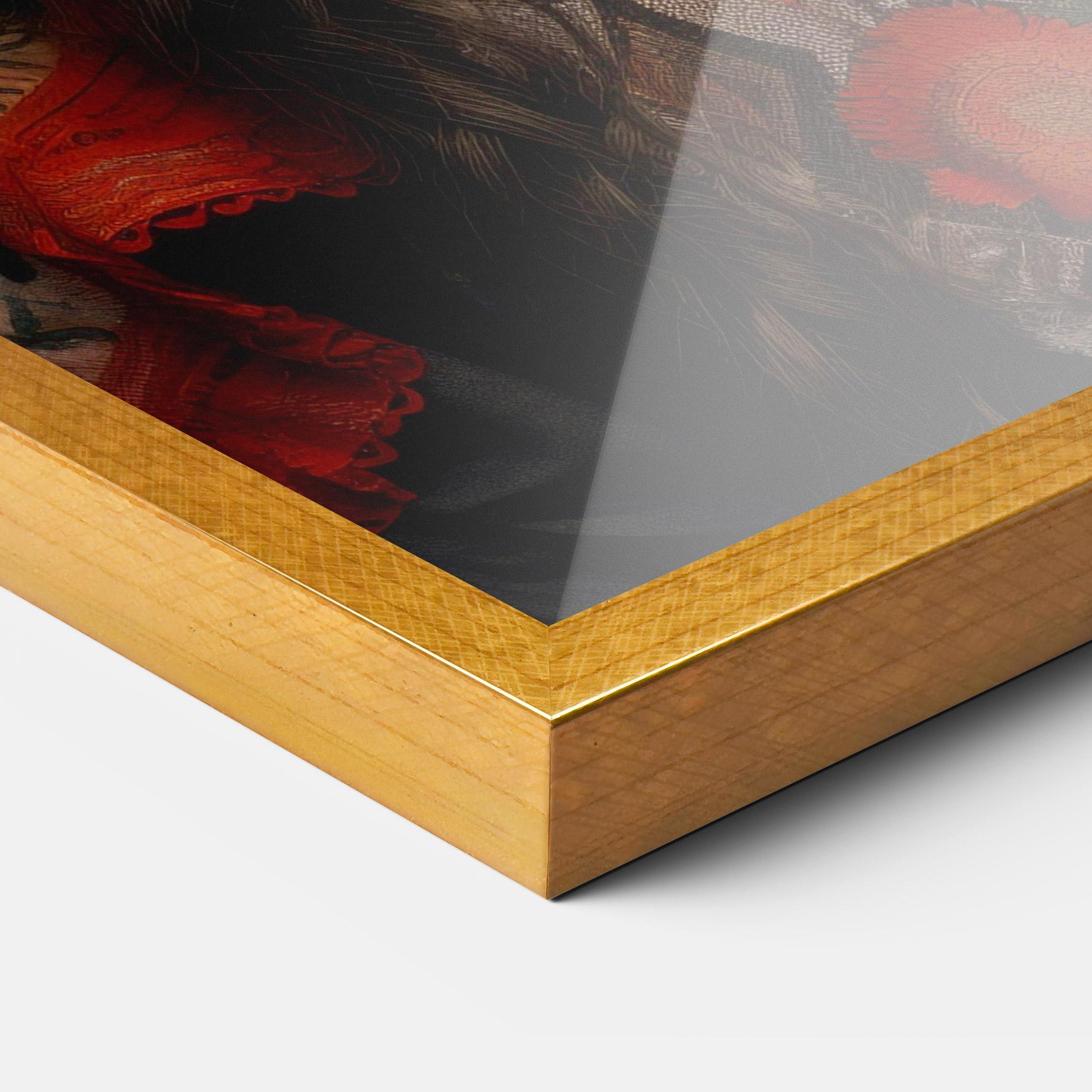 Poster Înrămat Mexican Traditional Dress mockup 3