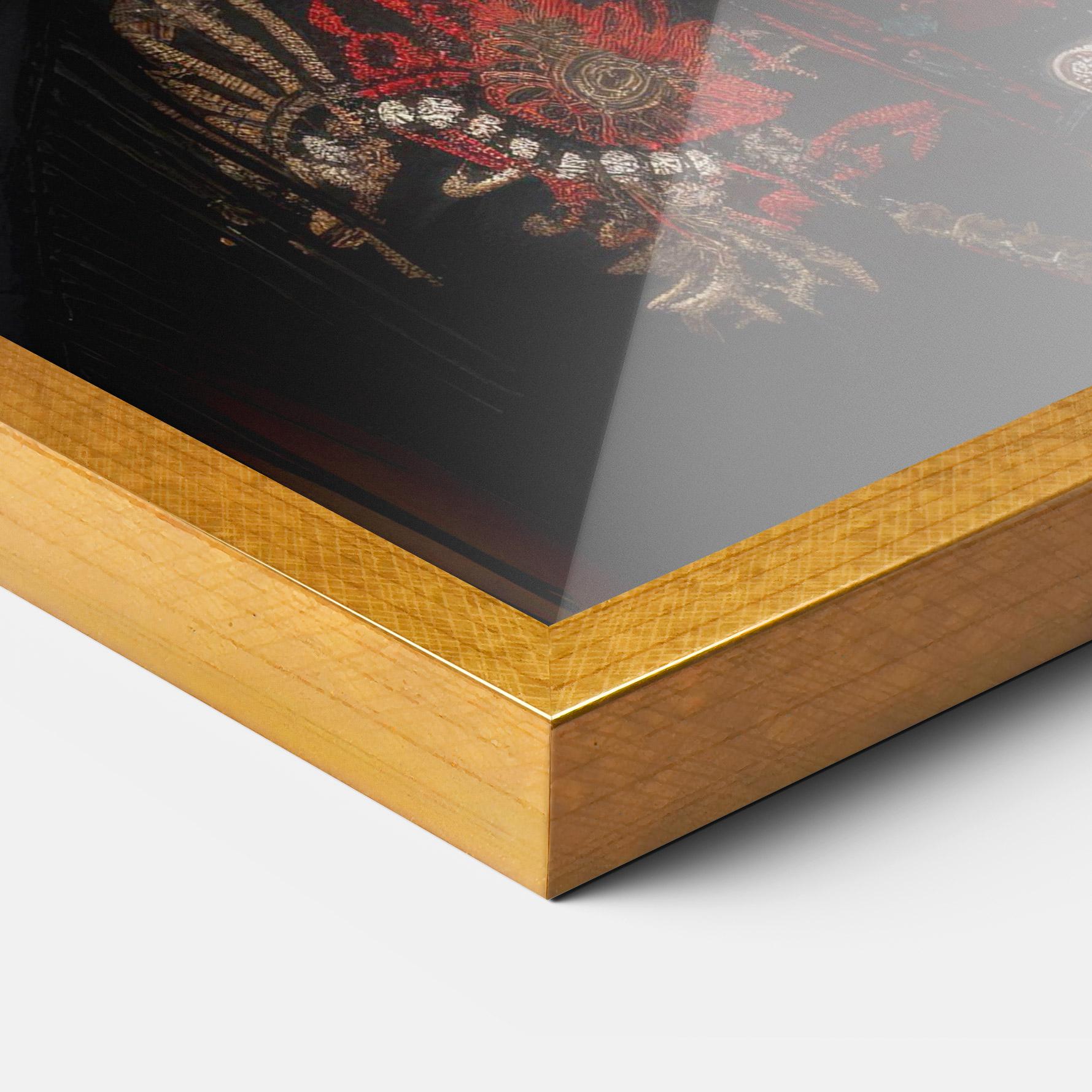 Poster Înrămat Native American Long Hair mockup 3