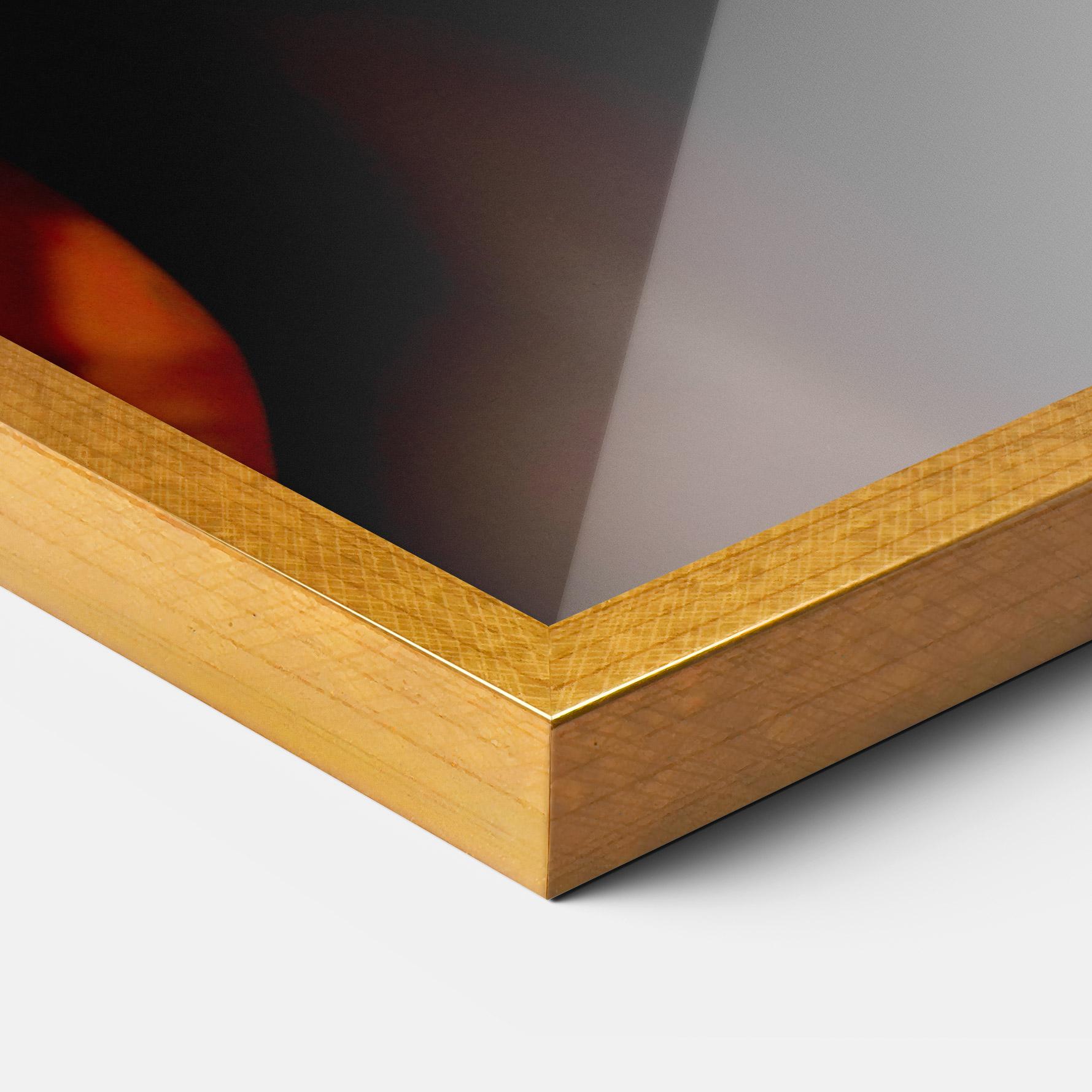 Poster Înrămat Orange African Makeup mockup 3