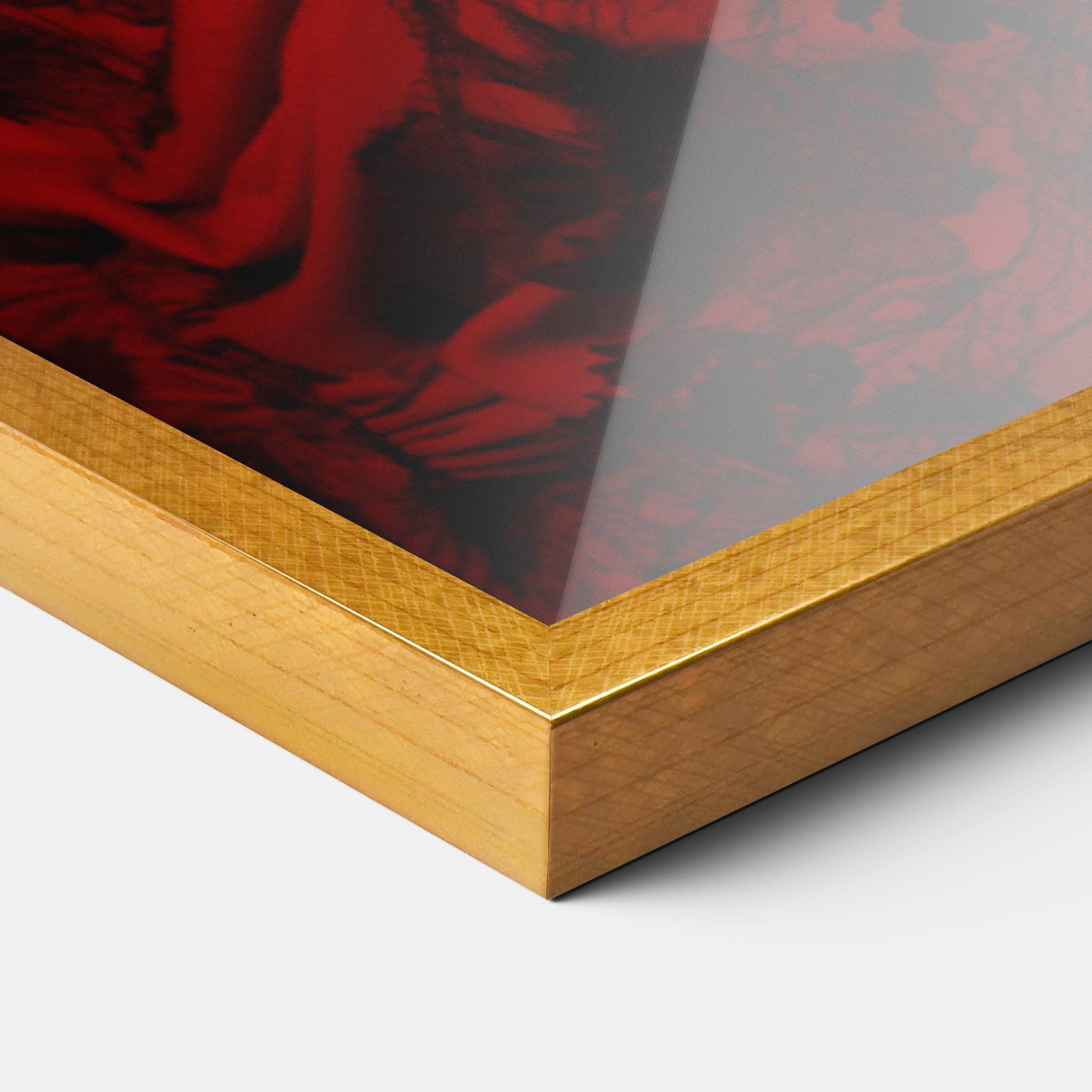 Poster Înrămat Posing With Roses mockup 3