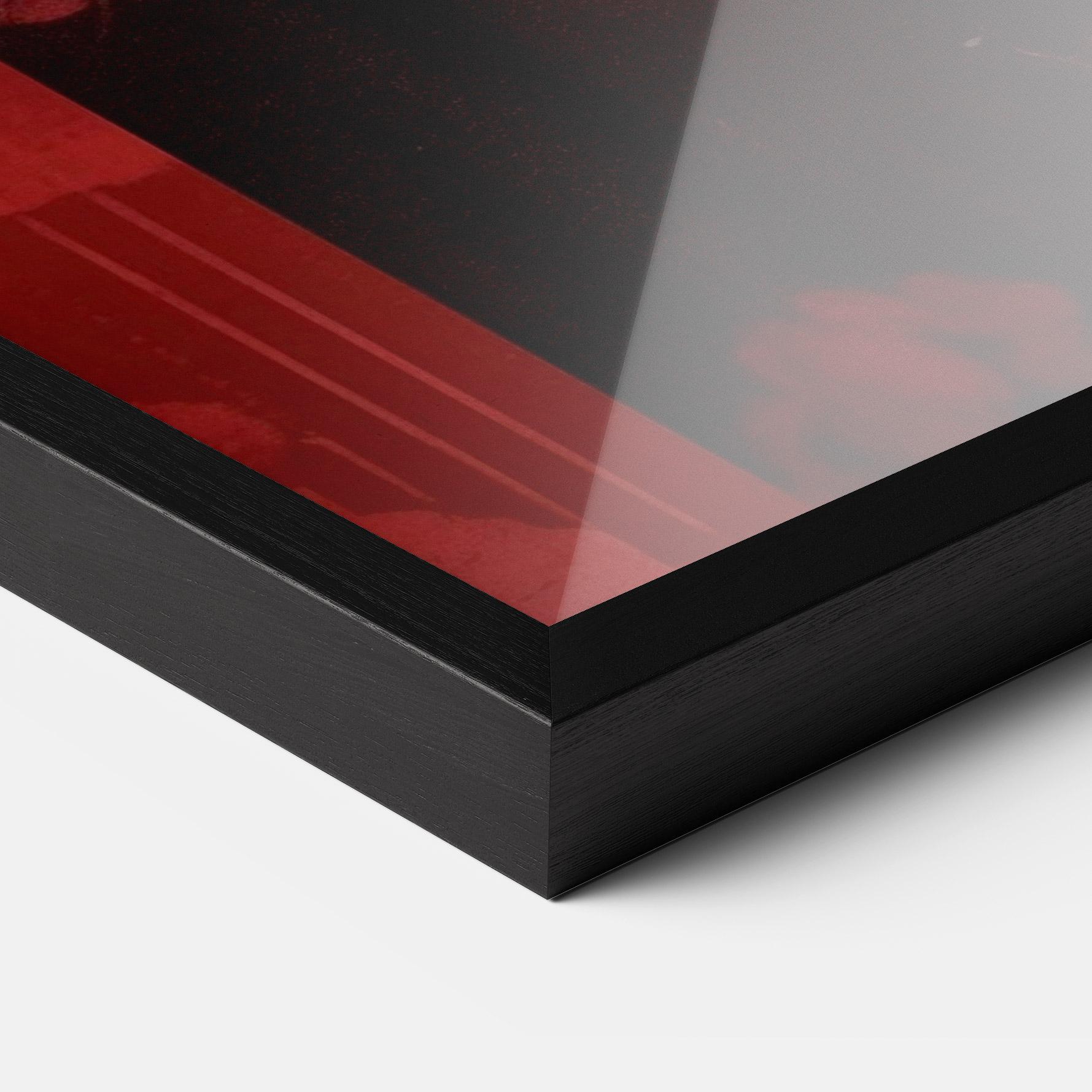 Poster Înrămat Black Asiatic Makeup mockup 3