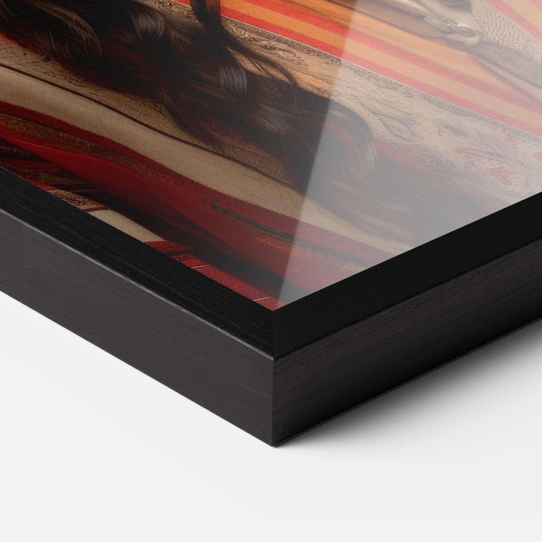 Poster Înrămat Colorful Earrings And Hat mockup 3