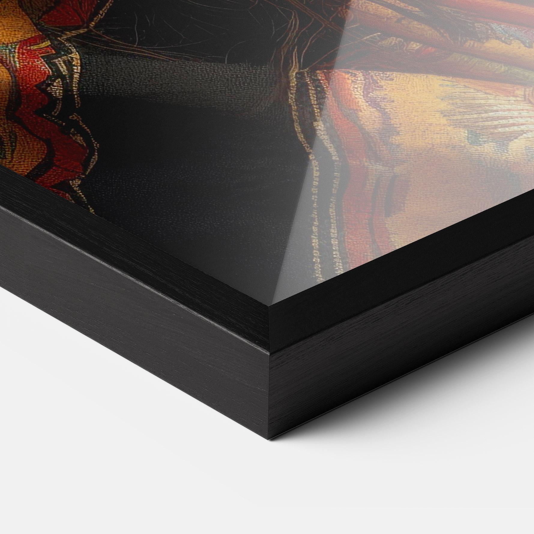 Poster Înrămat Colorful Hat And Scarf mockup 3