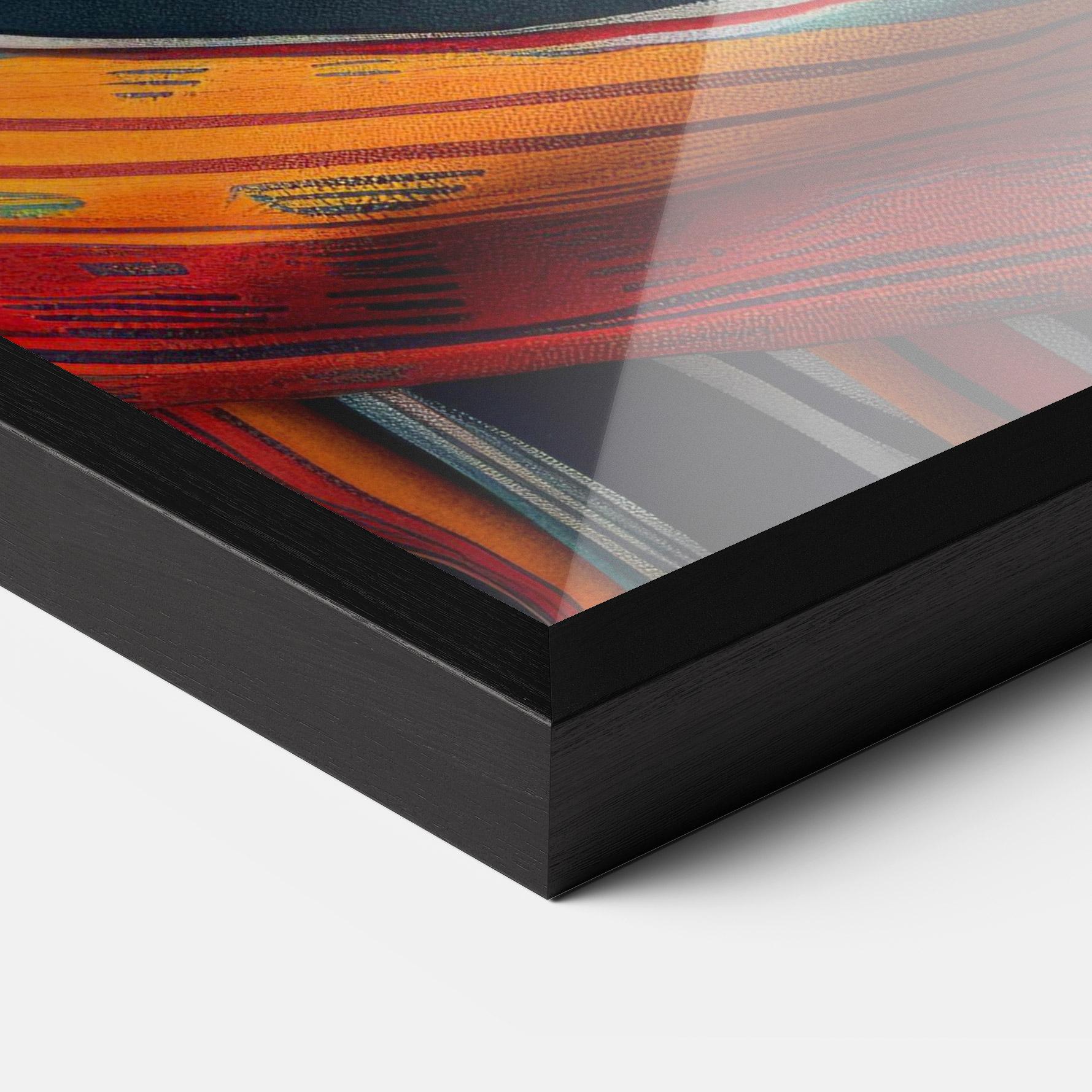 Poster Înrămat Colorful Scarf mockup 3