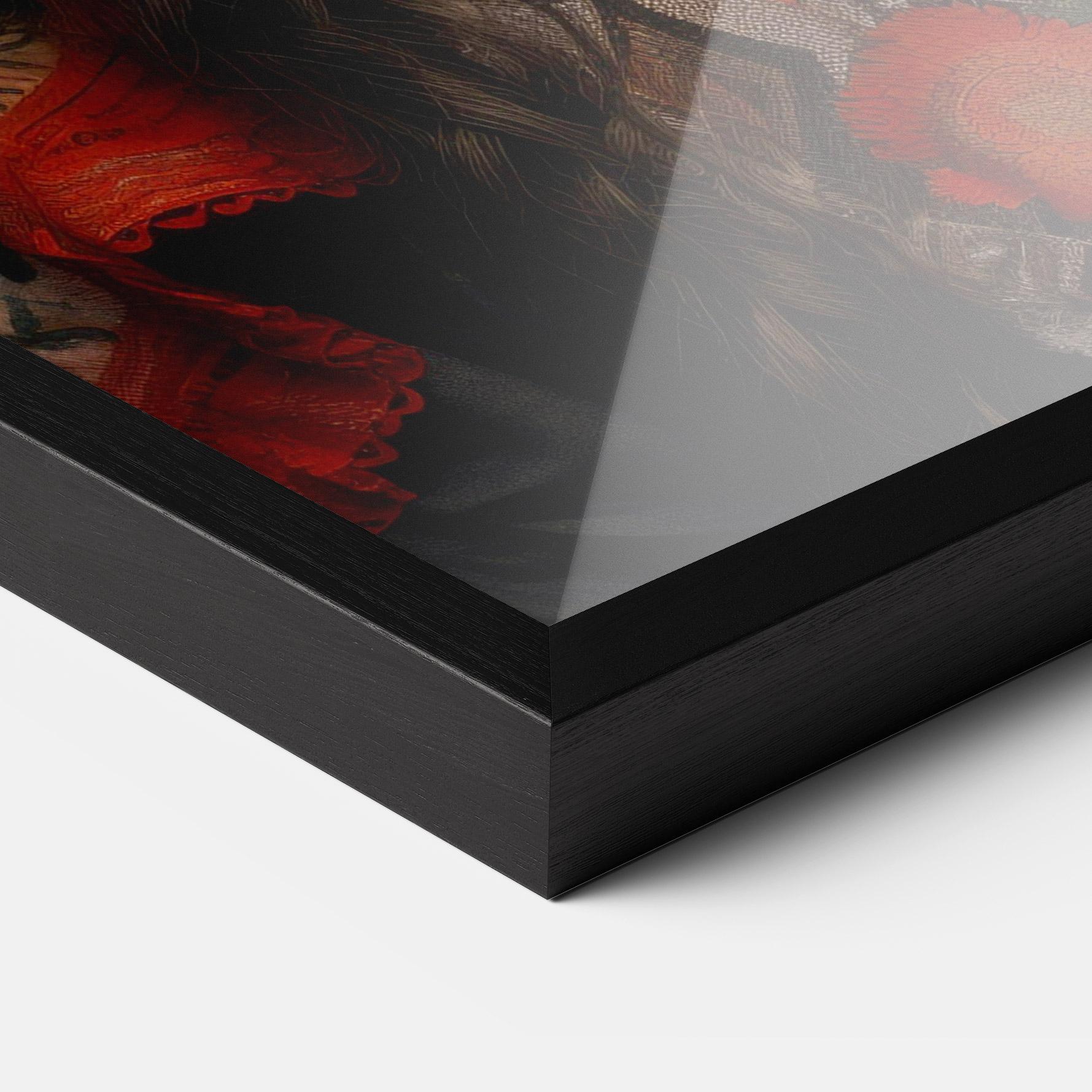 Poster Înrămat Mexican Traditional Dress mockup 3