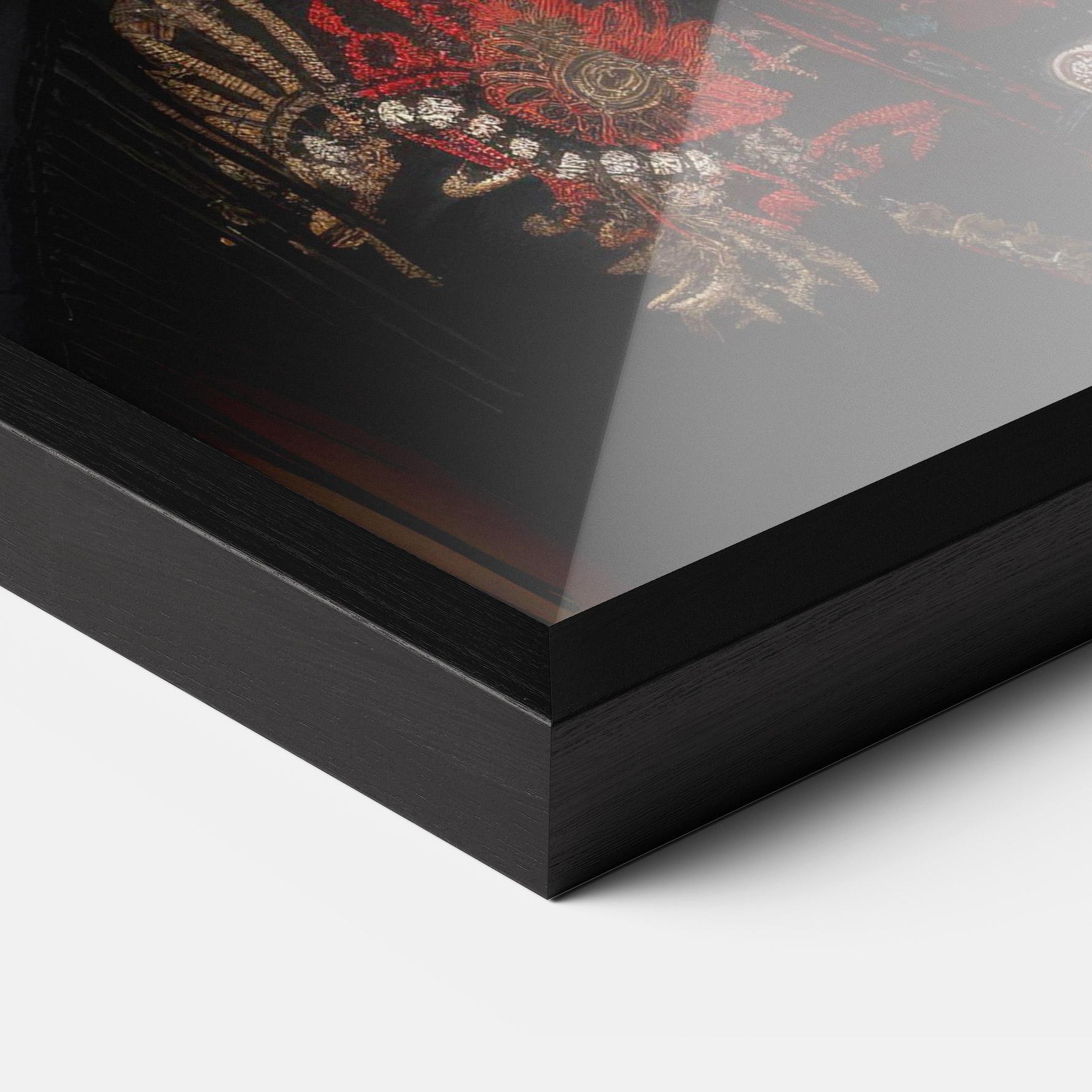 Poster Înrămat Native American Long Hair mockup 3