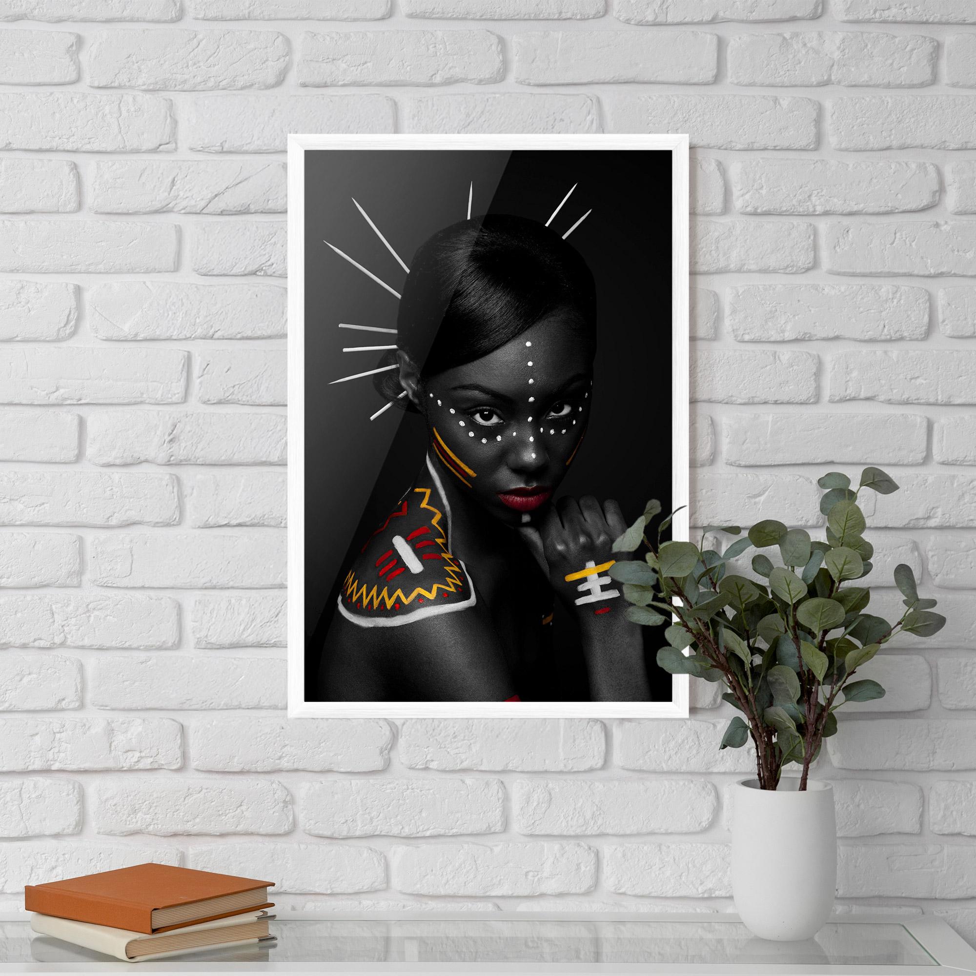 Poster Înrămat Tribal Beauty mockup 5