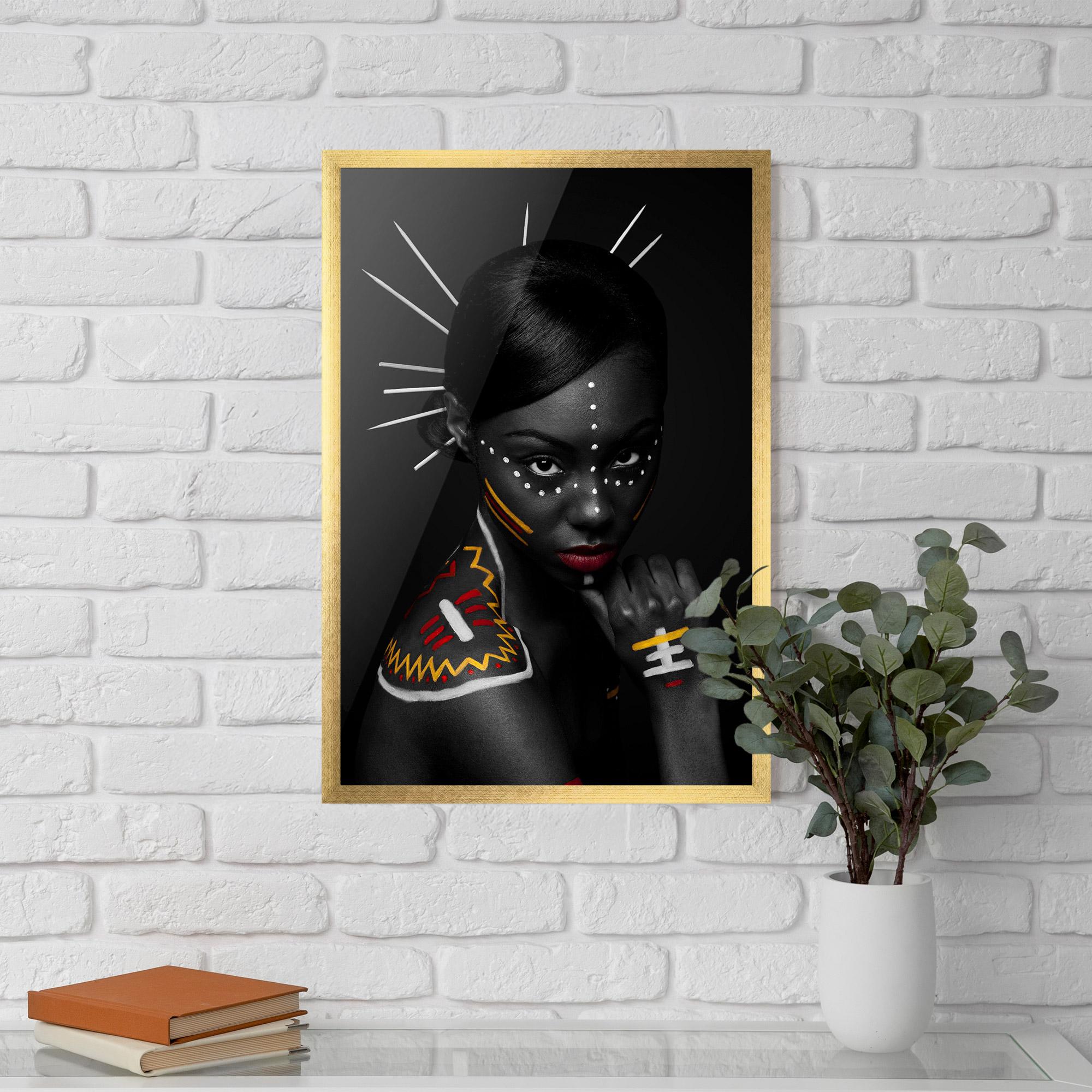 Poster Înrămat Tribal Beauty mockup 5