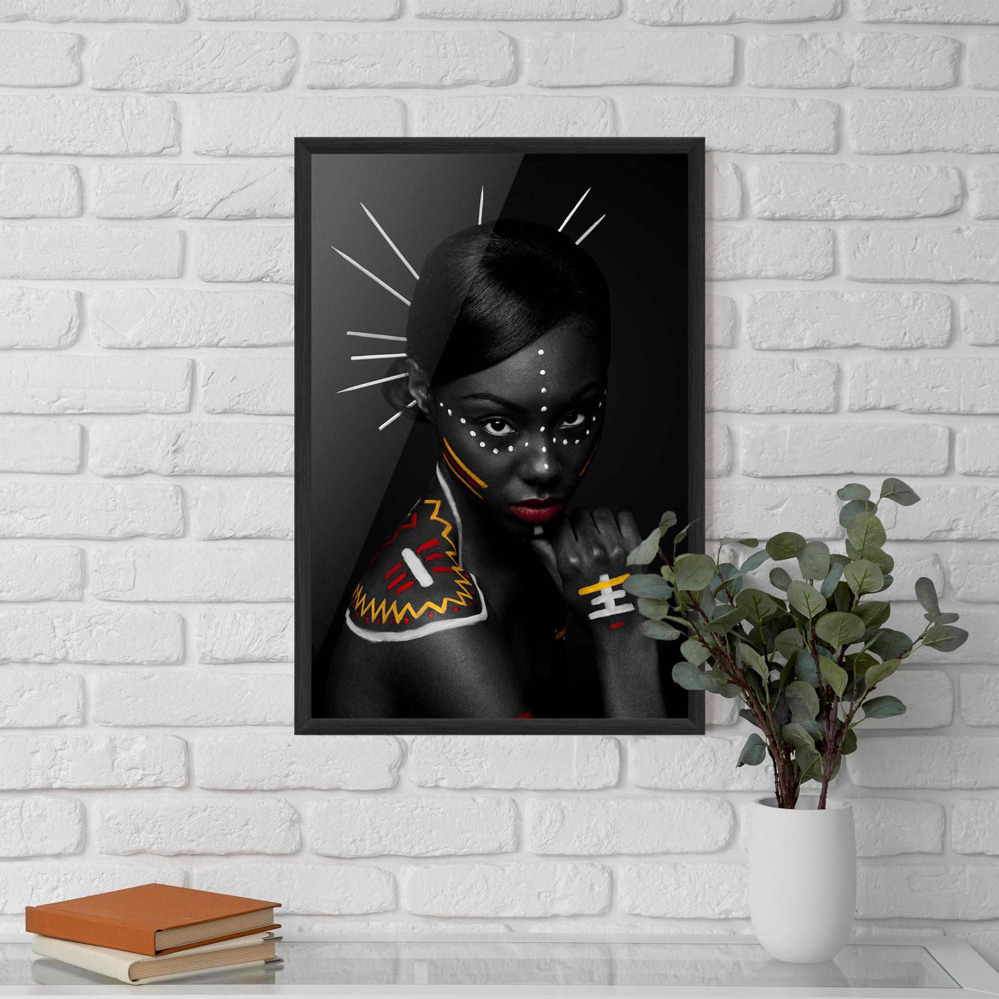 Poster Înrămat Tribal Beauty mockup 5