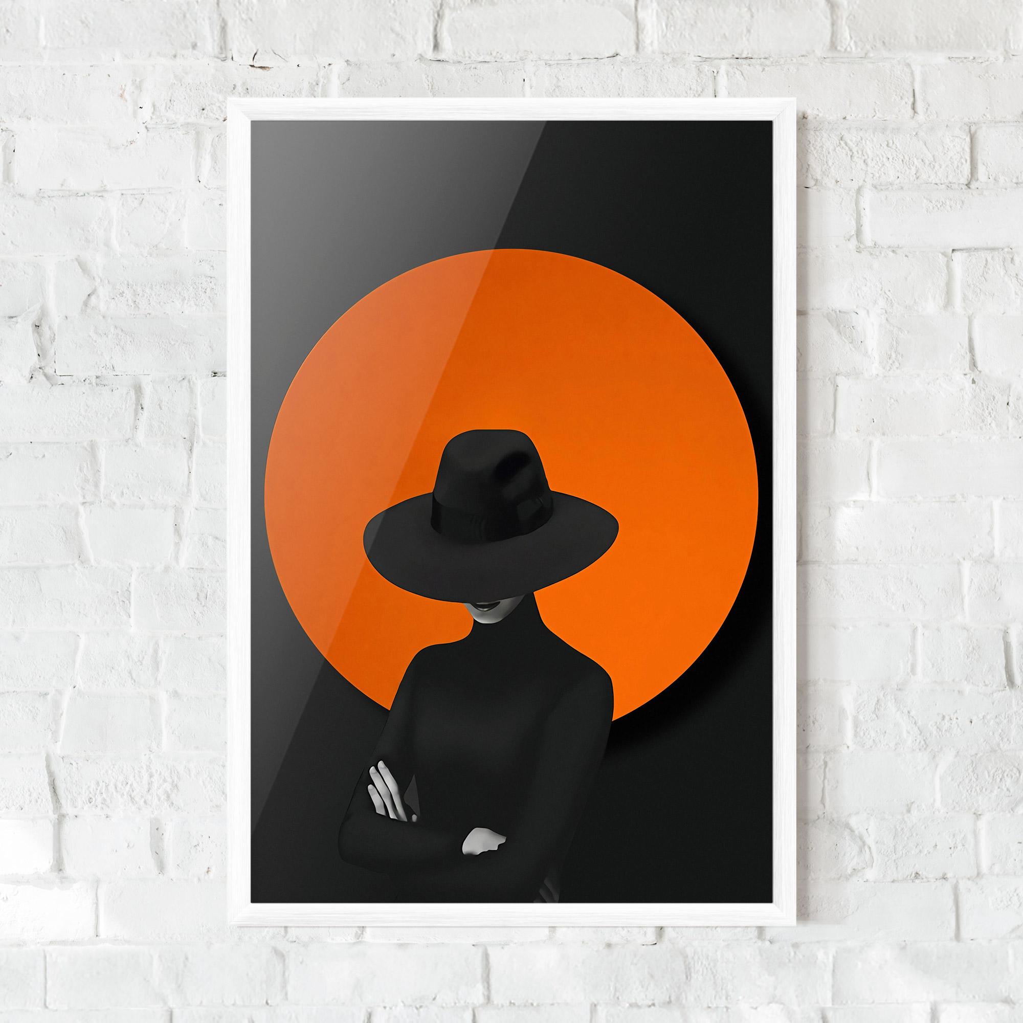 Poster Înrămat Black Fashion mockup 0