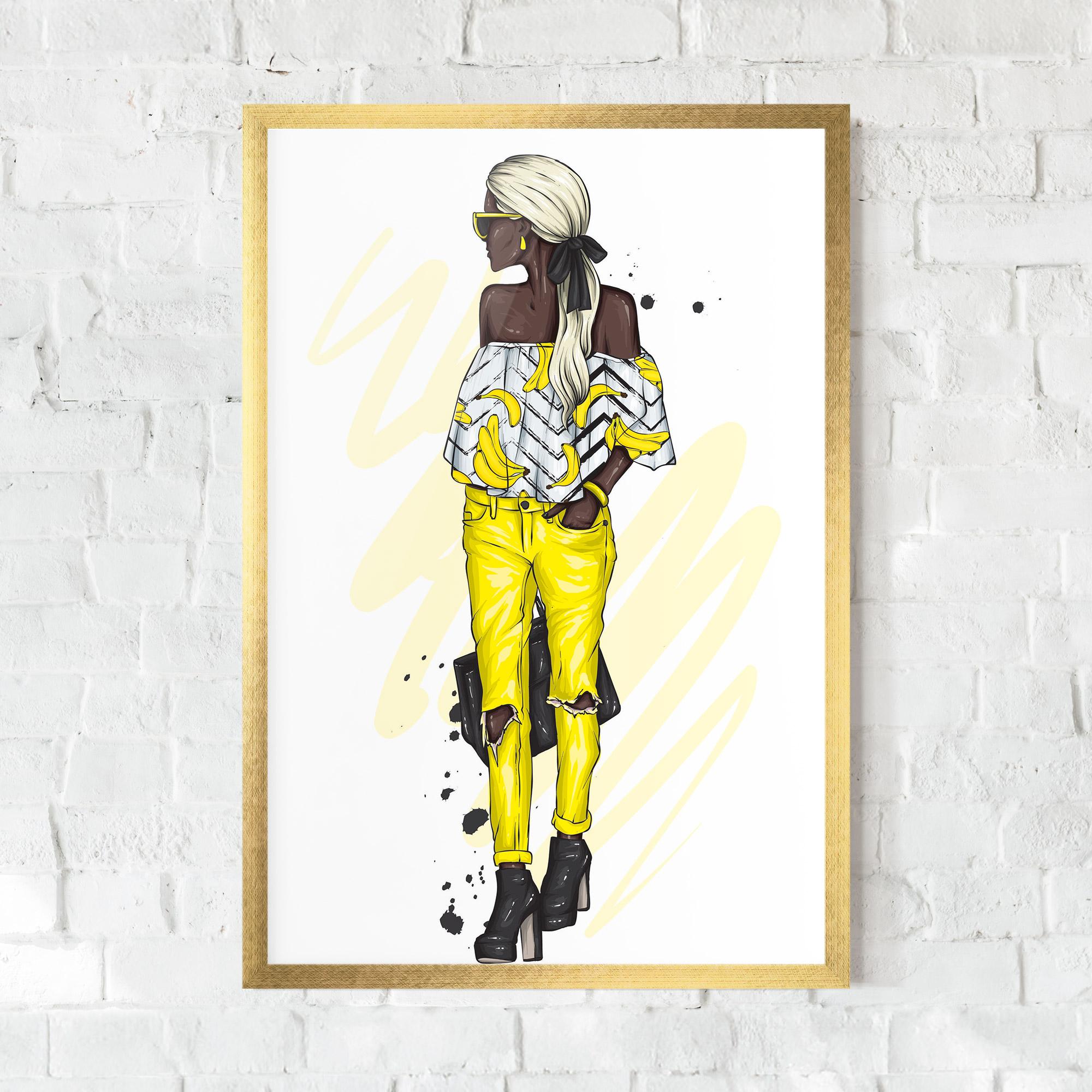 Poster Înrămat Banana Blouse mockup 0