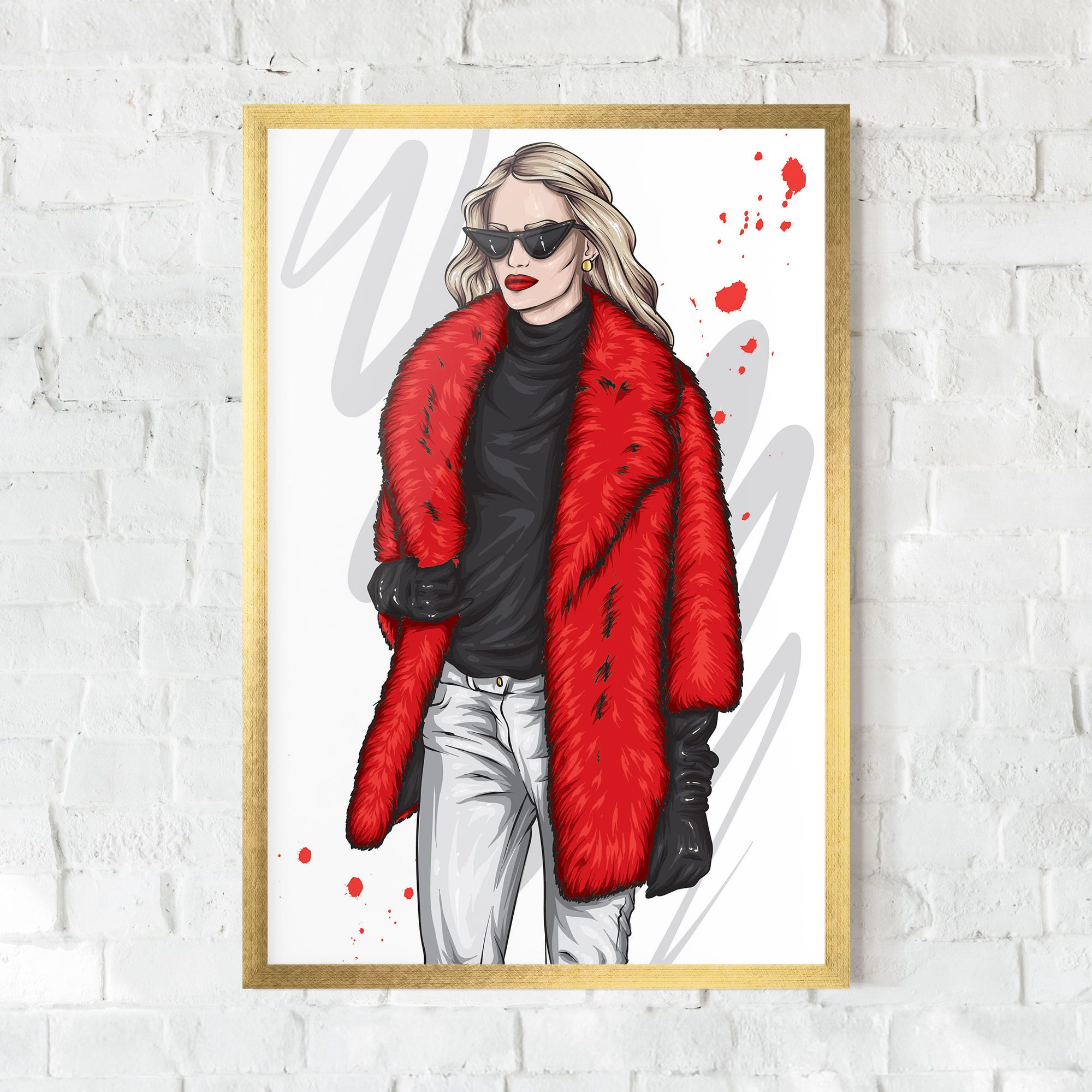 Black Blouse Woman mockup 0