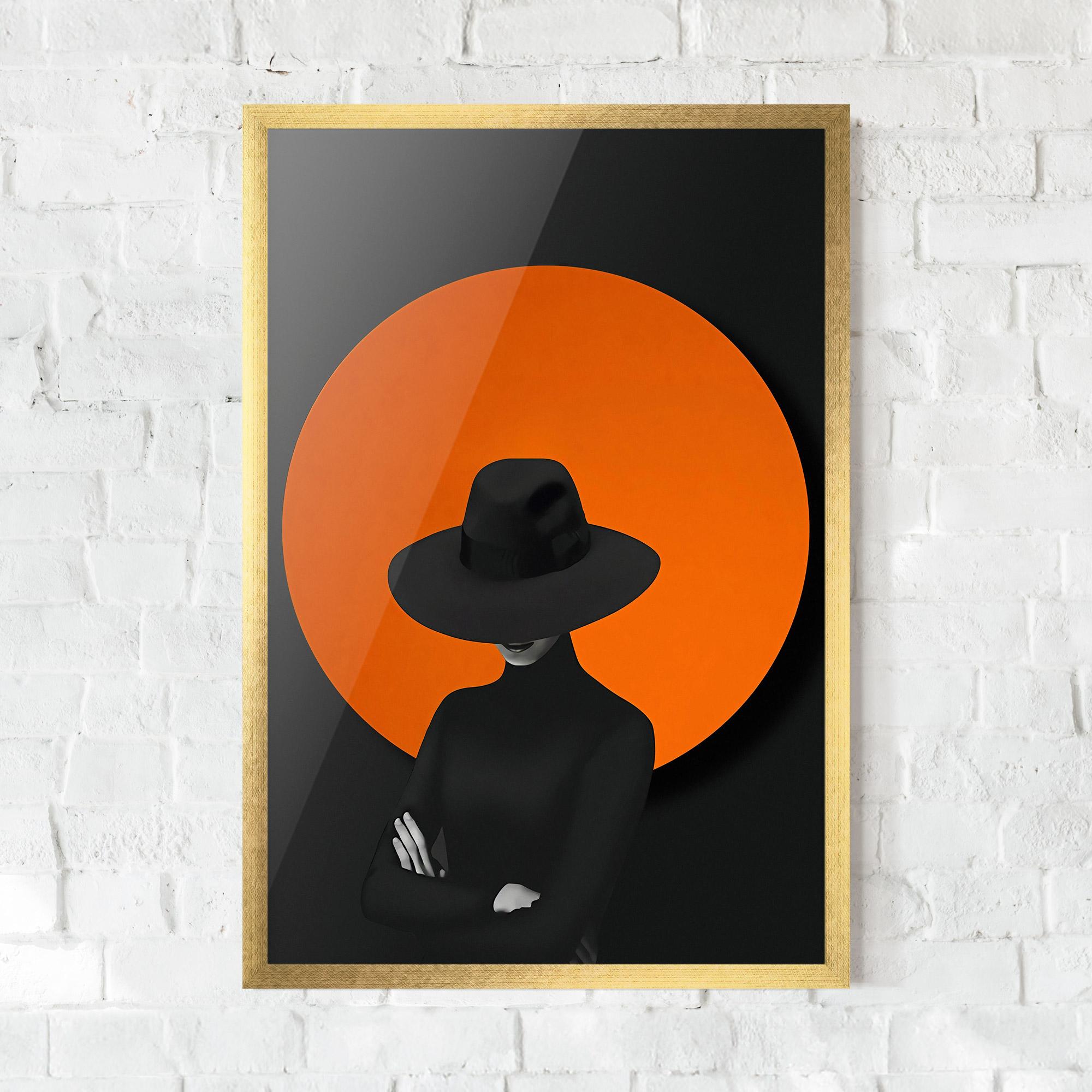 Poster Înrămat Black Fashion mockup 0