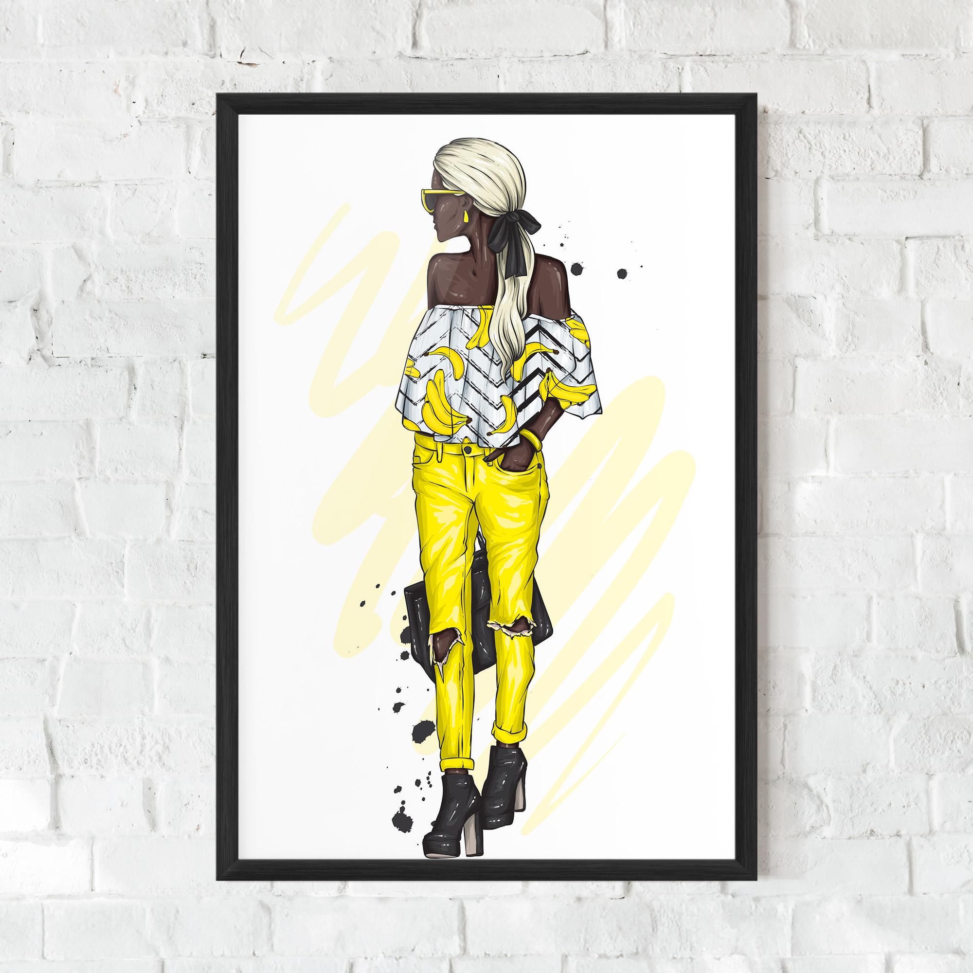 Poster Înrămat Banana Blouse mockup 0