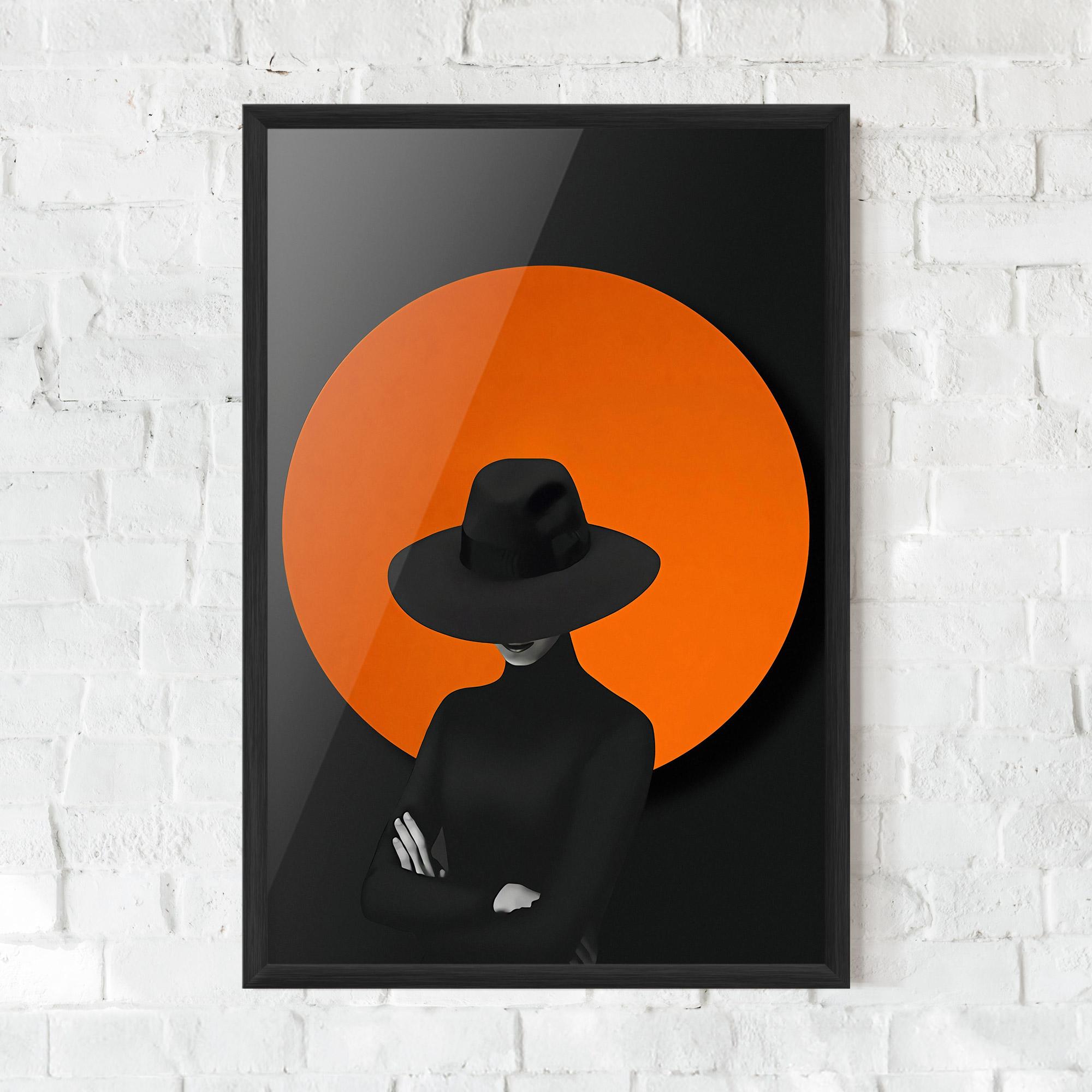 Poster Înrămat Black Fashion mockup 0