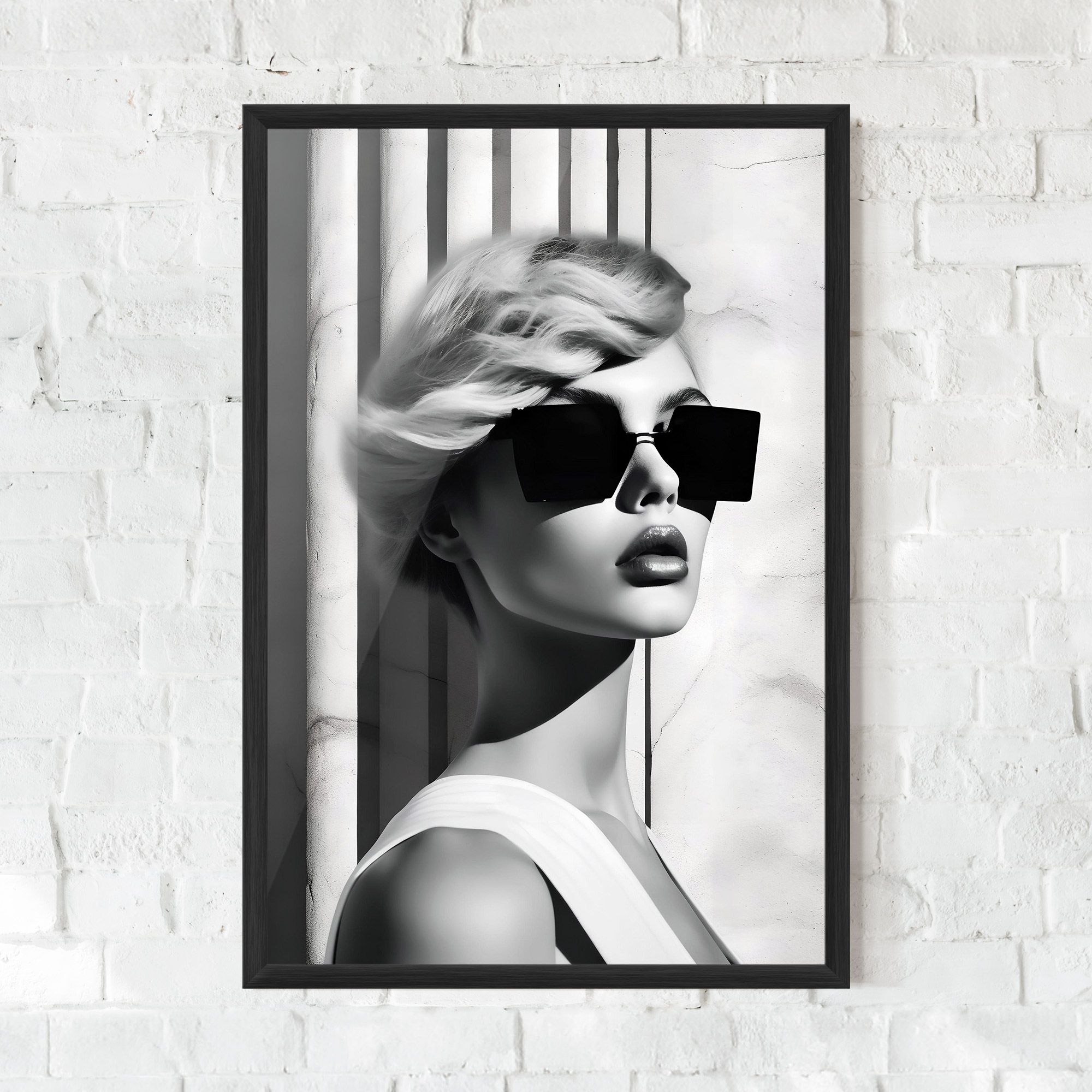 Fashion Woman Glasses mockup 0